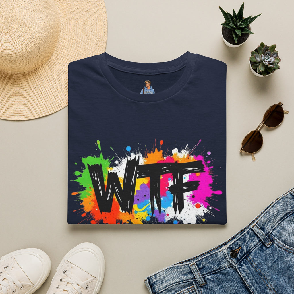 Bold Rainbow WTF Color Splash T-Shirt