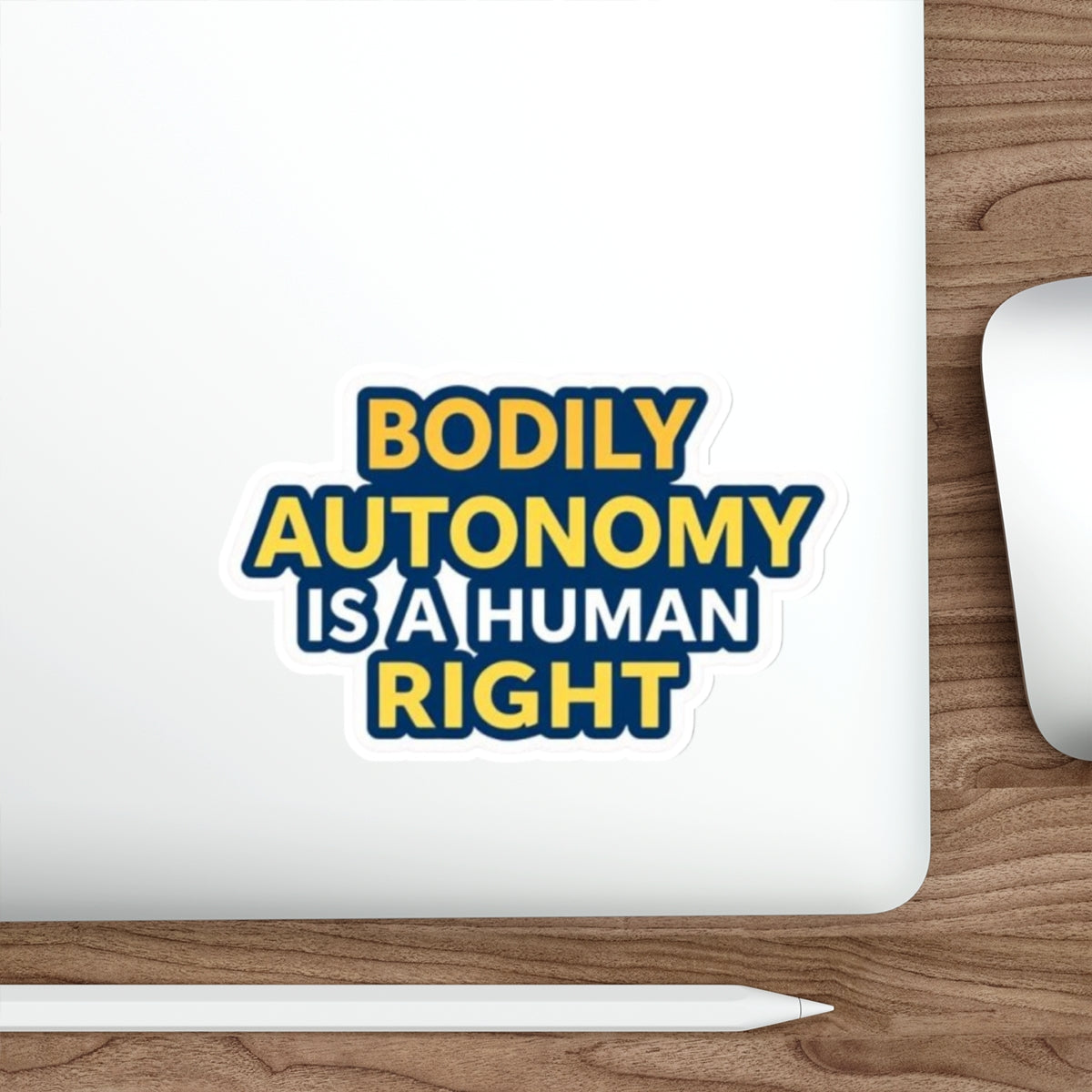 Die-Cut Stickers - BODILY AUTONOMY IS A HUMAN RIGHT - EqualiTees.Me