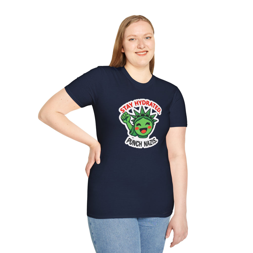 Stay Hydrated, Punch Nazis T-Shirt