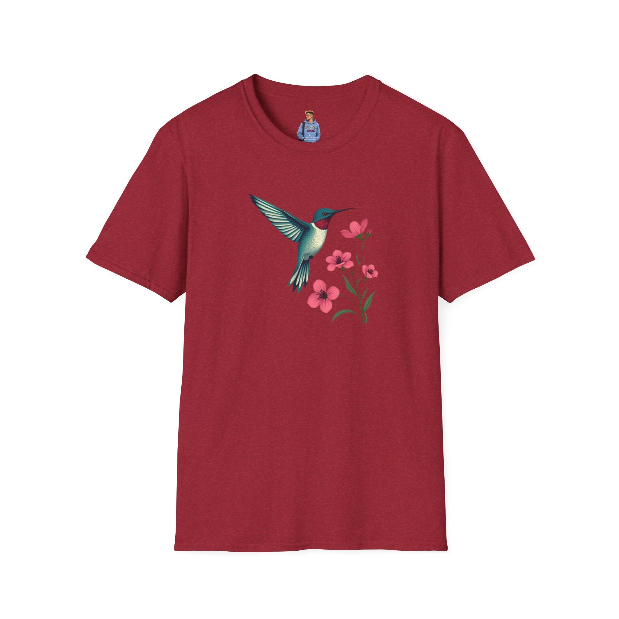 Floral Hummingbird T-Shirt