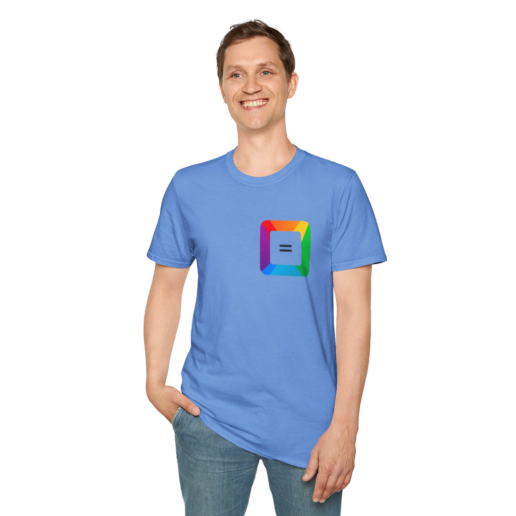 Pride-Theme Unisex Softstyle T-Shirt - "True freedom is Equality for ALL"