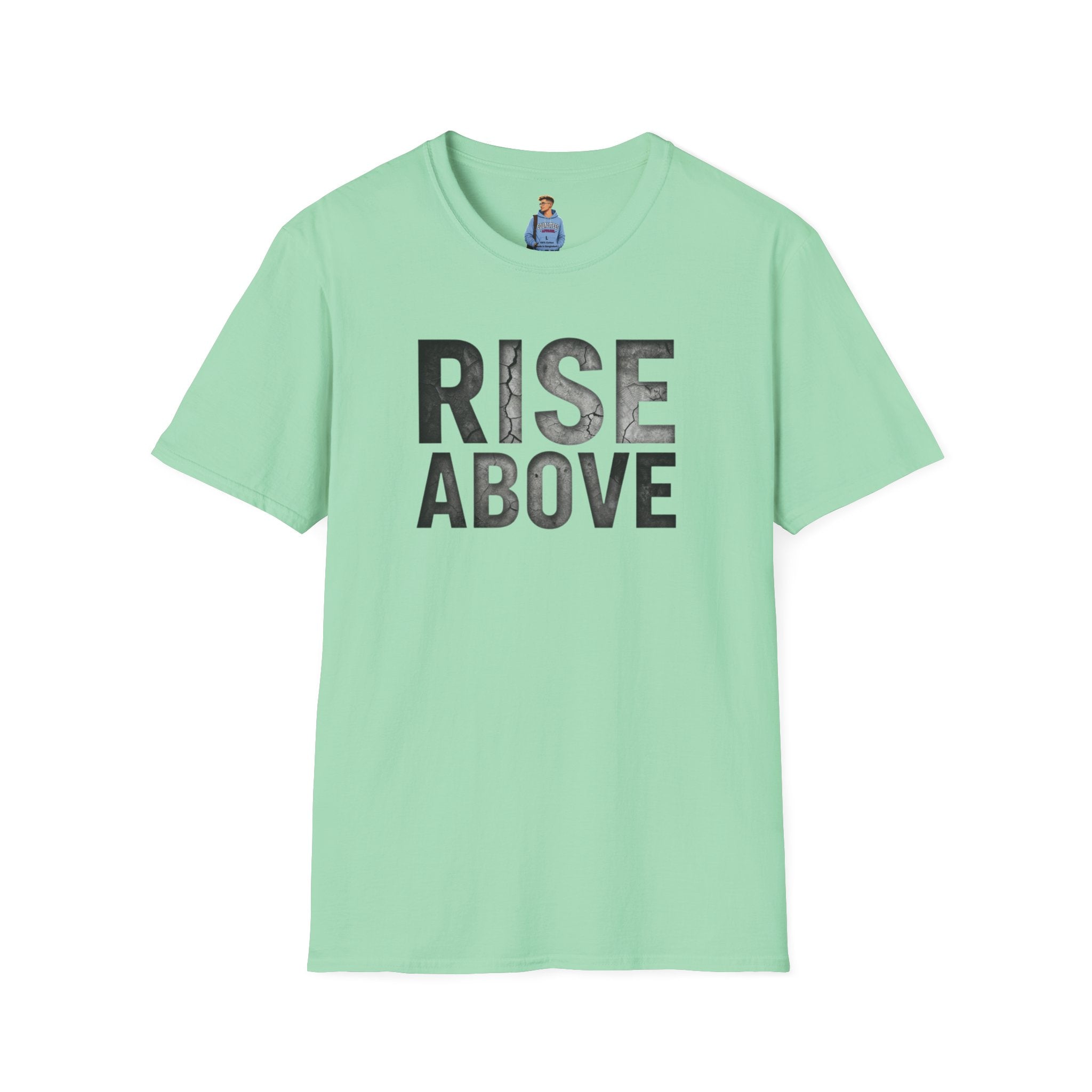 Rise Above Motivational Graphic T-Shirt