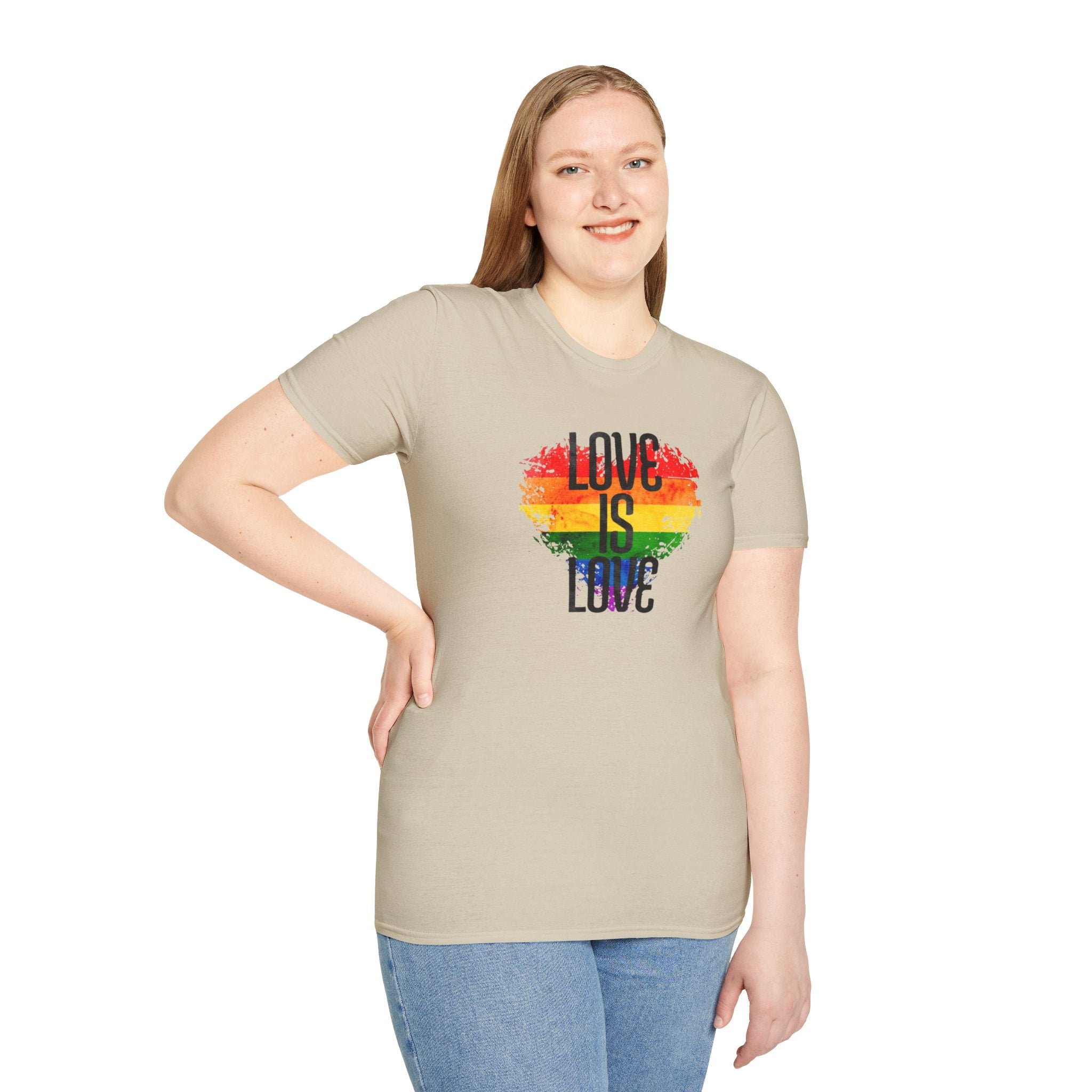 Pride Love Is Love Unisex Softstyle T-Shirt