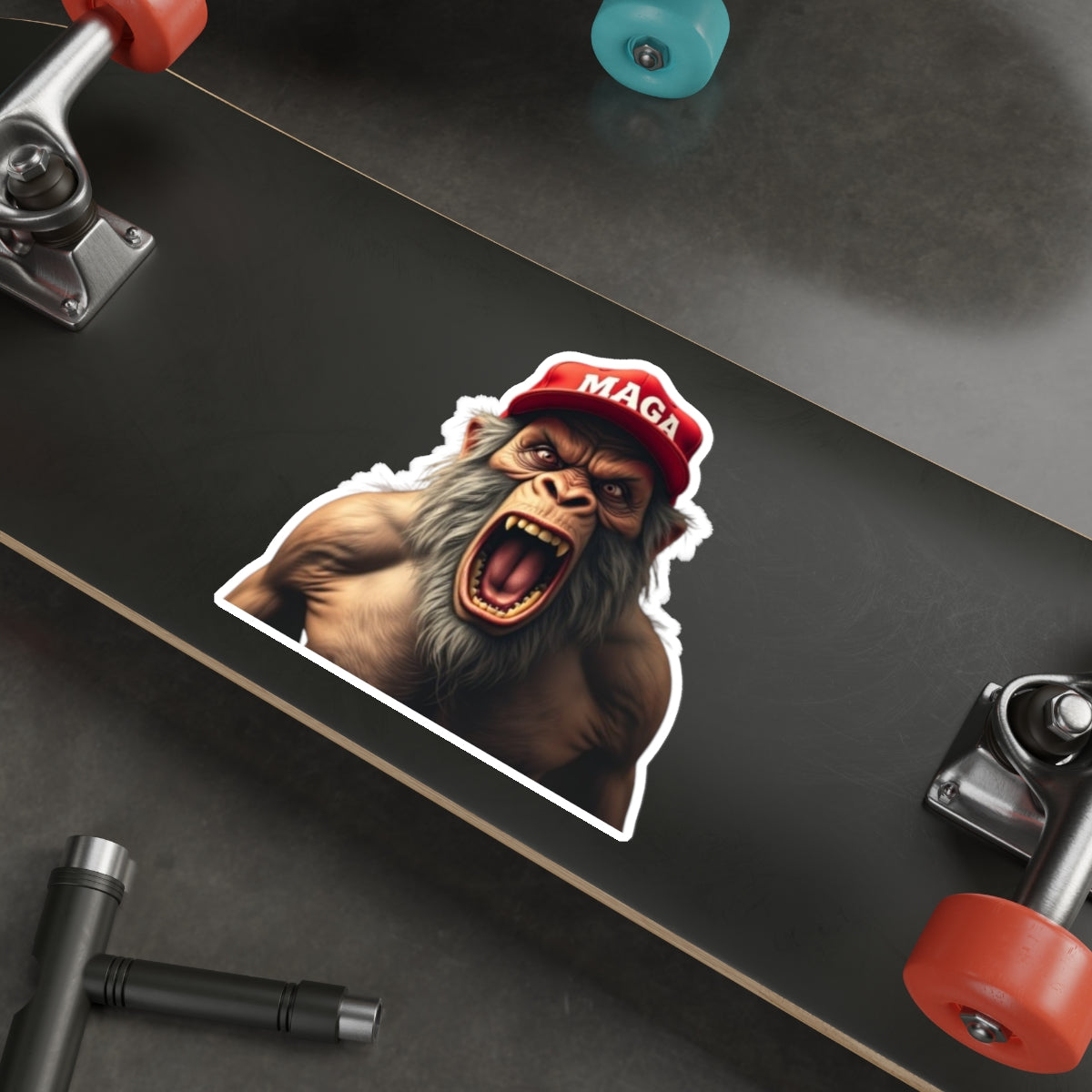 Die-Cut Stickers - Angry Troglodyte - EqualiTees.Me
