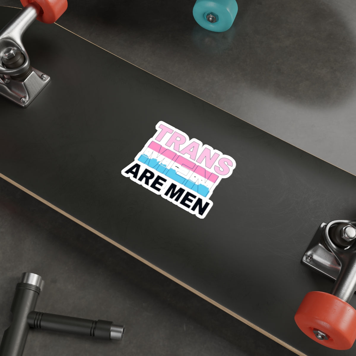 Trans Men Are Men Die-Cut Sticker