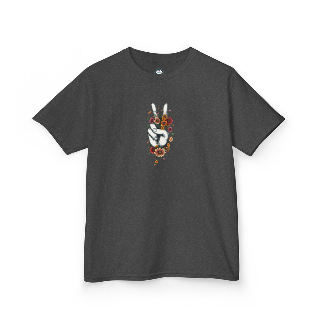 Grow Peace Kids Heavy Cotton™ Tee - EqualiTees.Me