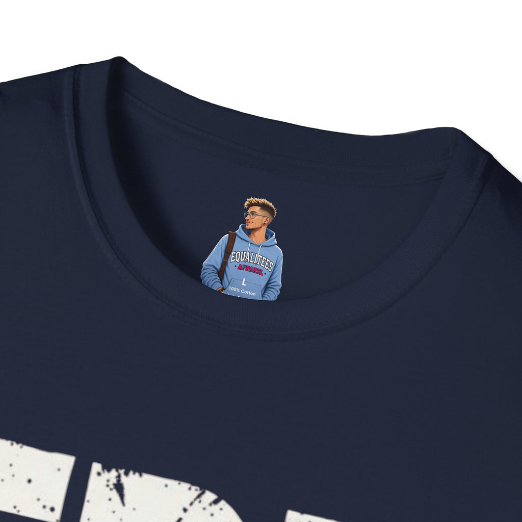 FDT Political Protest Distressed Graphic T-Shirt