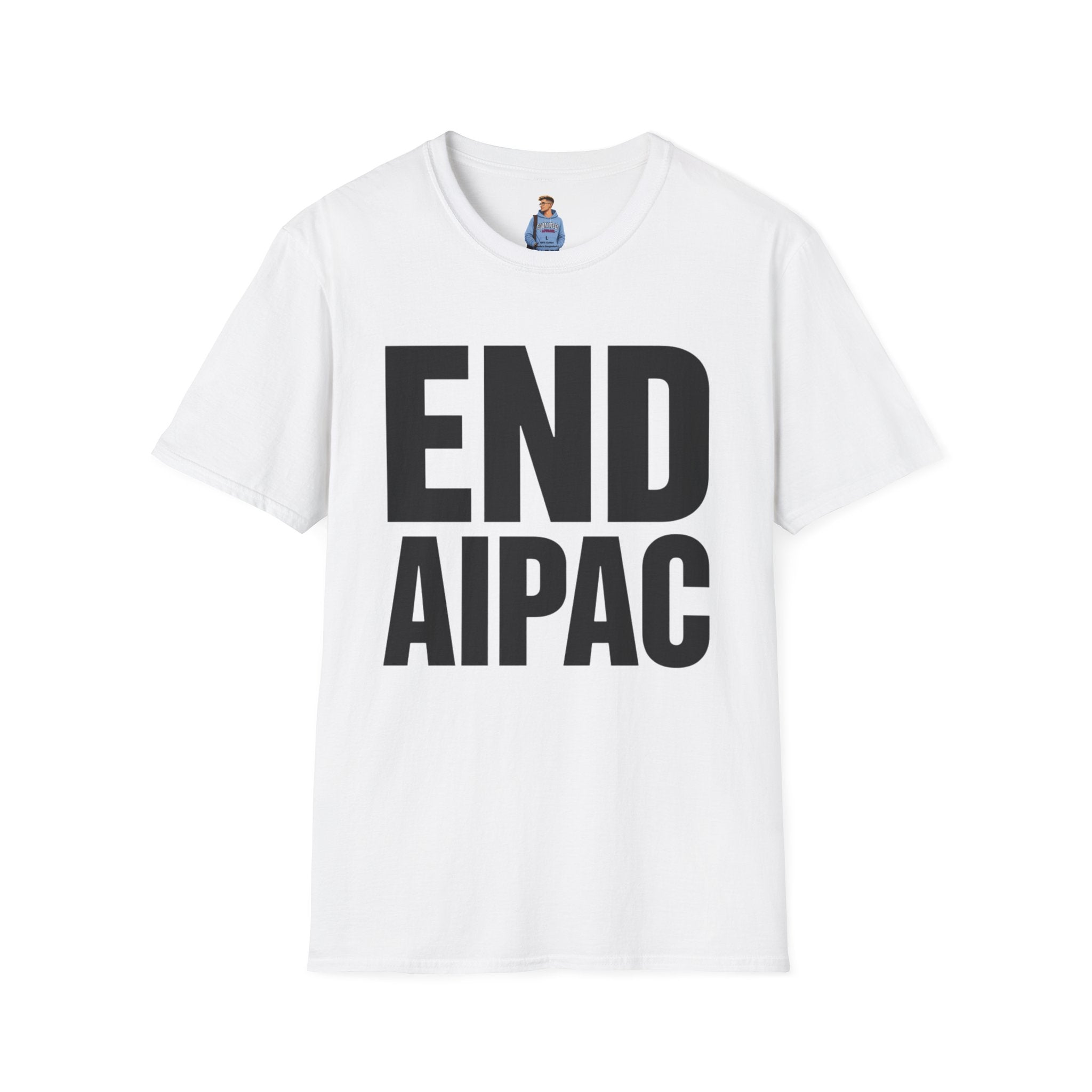 END AIPAC Bold Protest T-Shirt