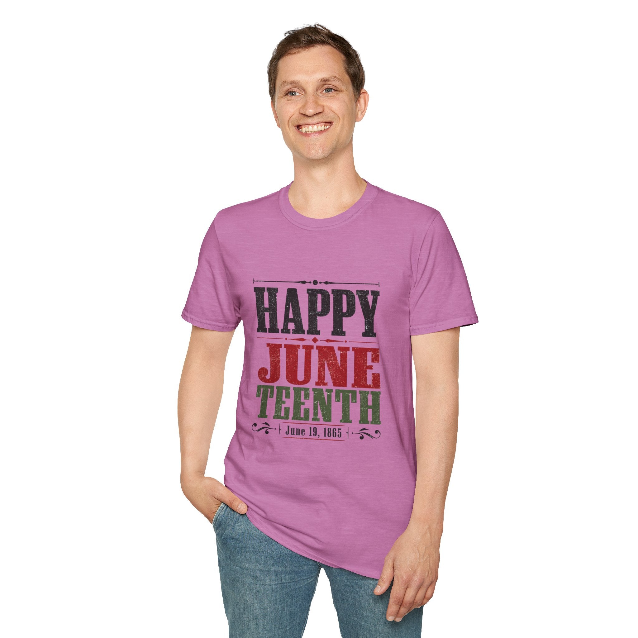 Juneteenth T-Shirt — "Happy Juneteenth" Celebration Tee