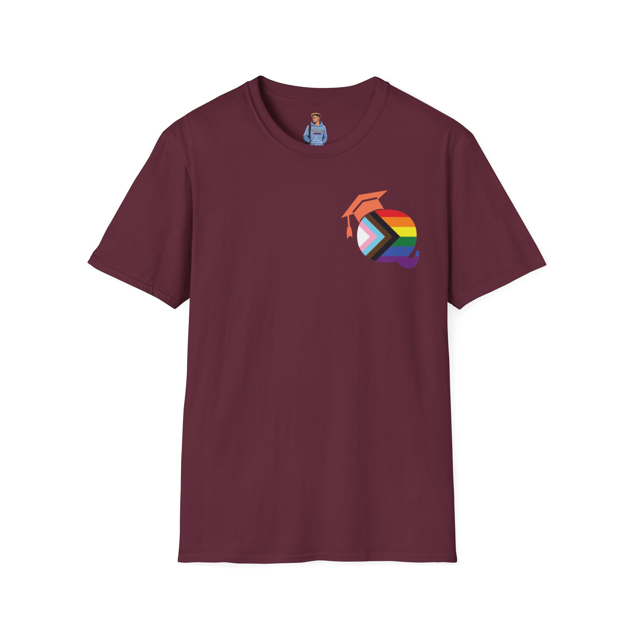 TWQ - Teaching While Queer Unisex Softstyle Logo T-shirt