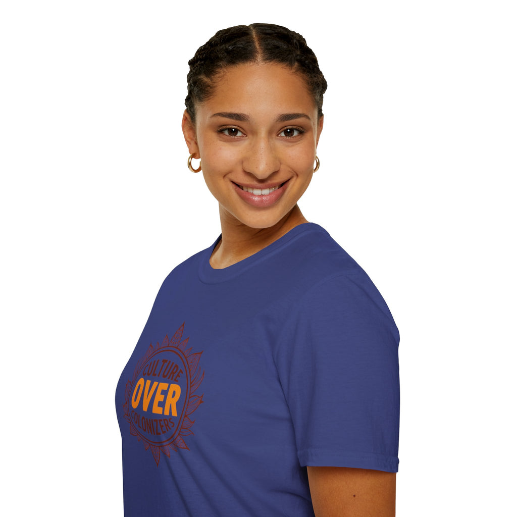 Culture Over Colonizers Unisex Softstyle T-Shirt