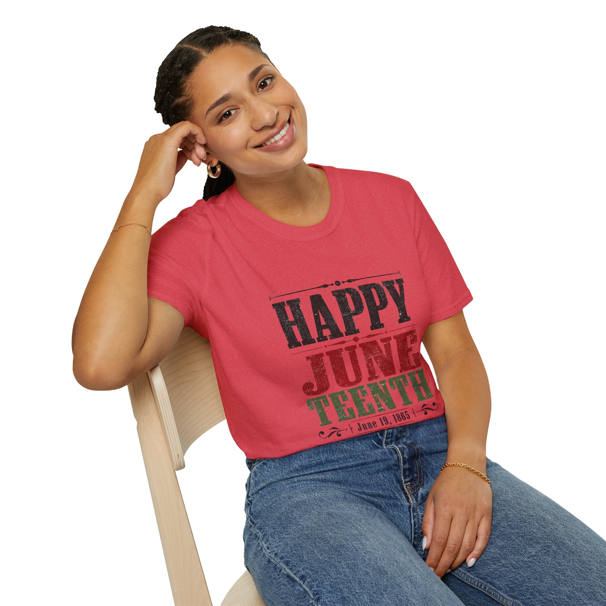 Juneteenth T-Shirt — "Happy Juneteenth" Celebration Tee