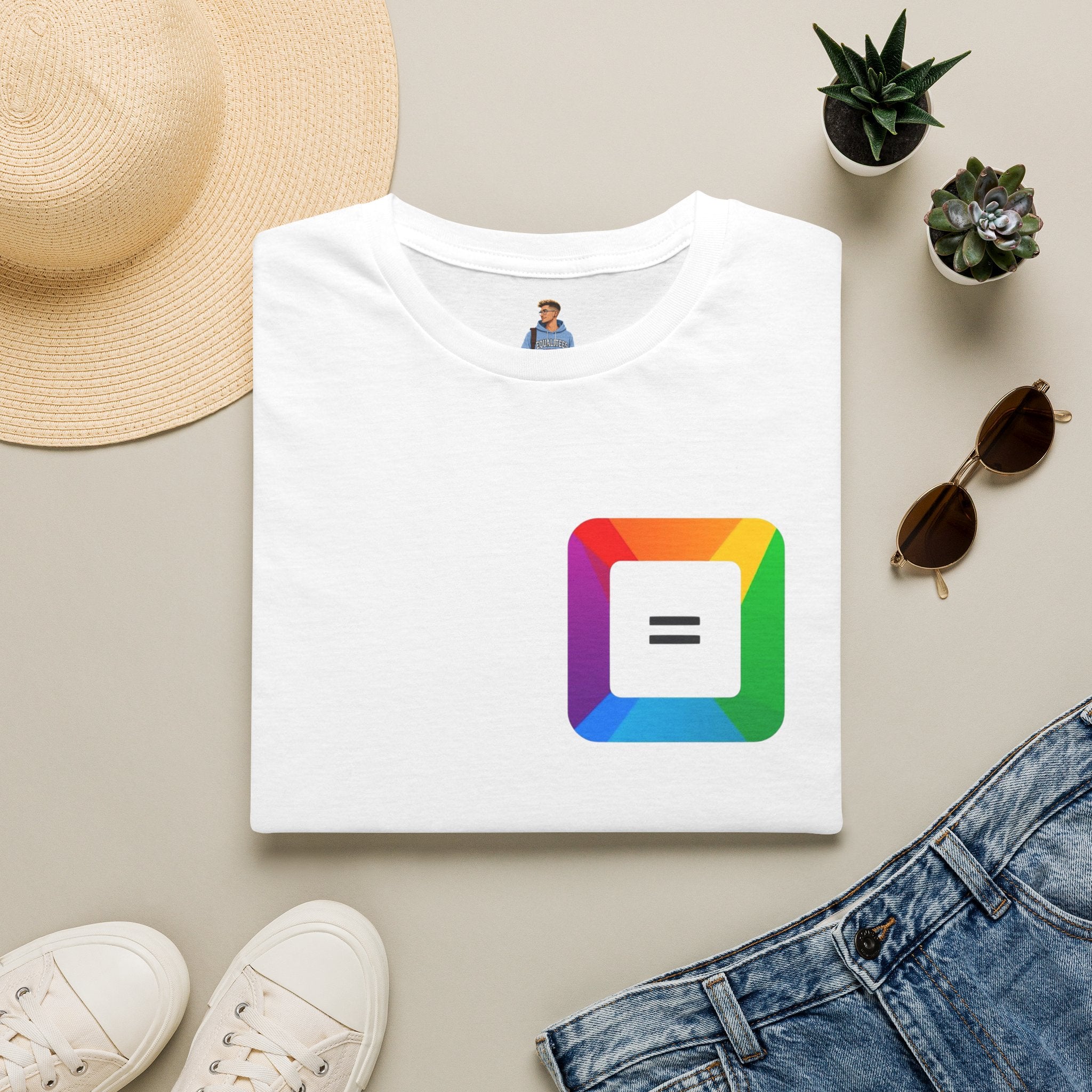 Pride-Theme Unisex Softstyle T-Shirt - "True freedom is Equality for ALL"