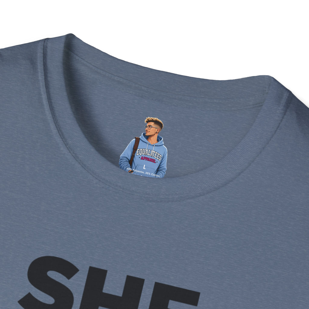She Said Stop T-Shirt - Bold Statement Tee for Consent Awareness