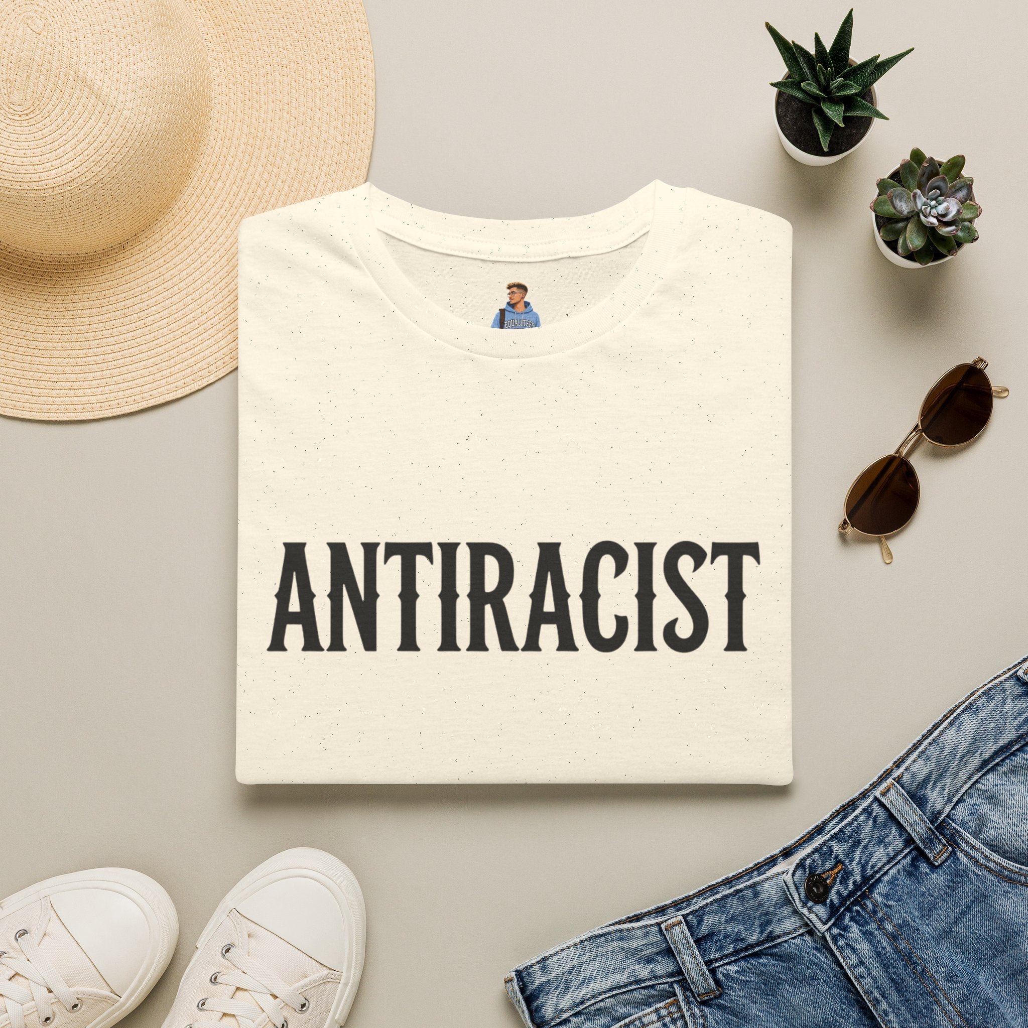 Antiracist Graphic Statement T-Shirt