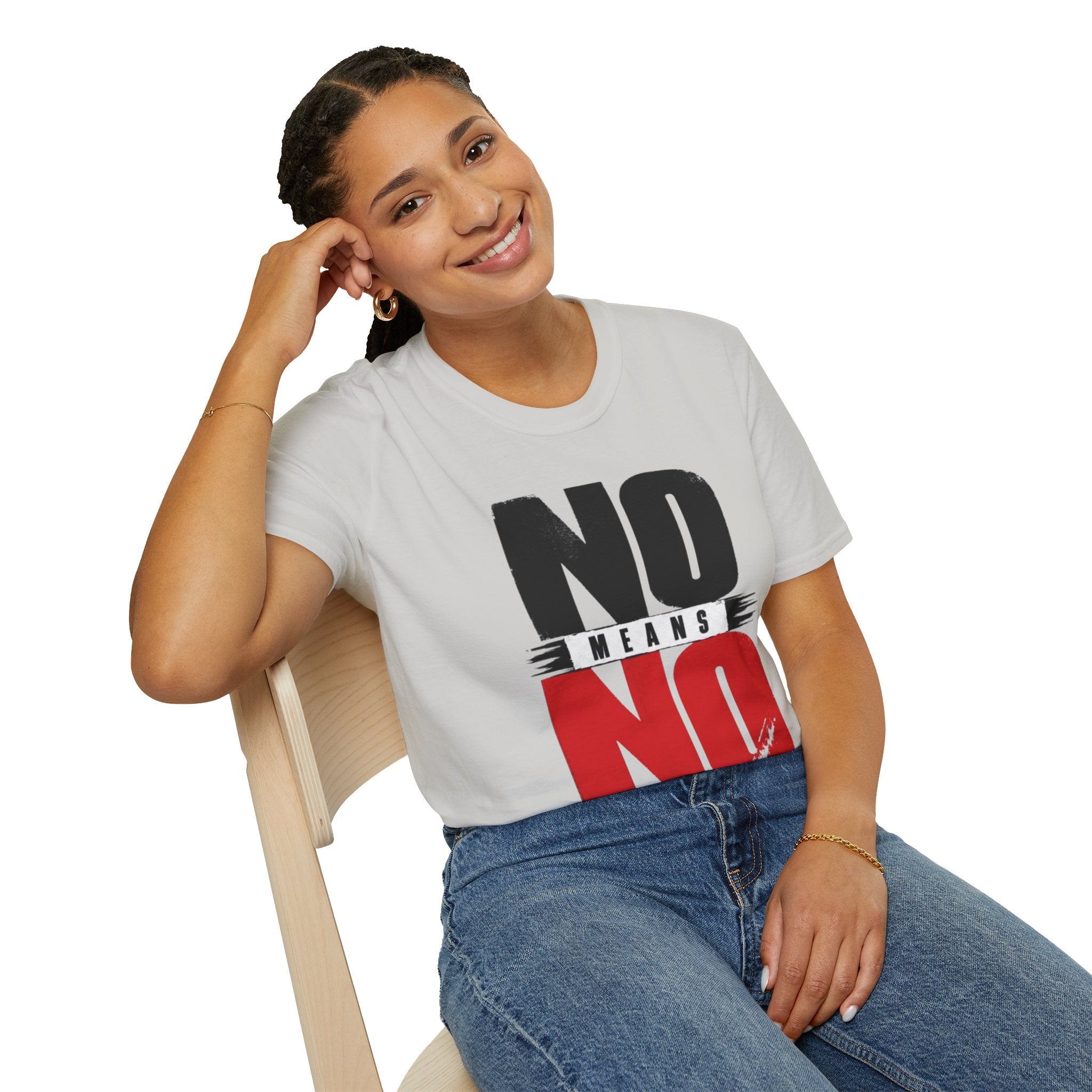 NO Means NO T-Shirt — Consent Awareness Graphic Tee