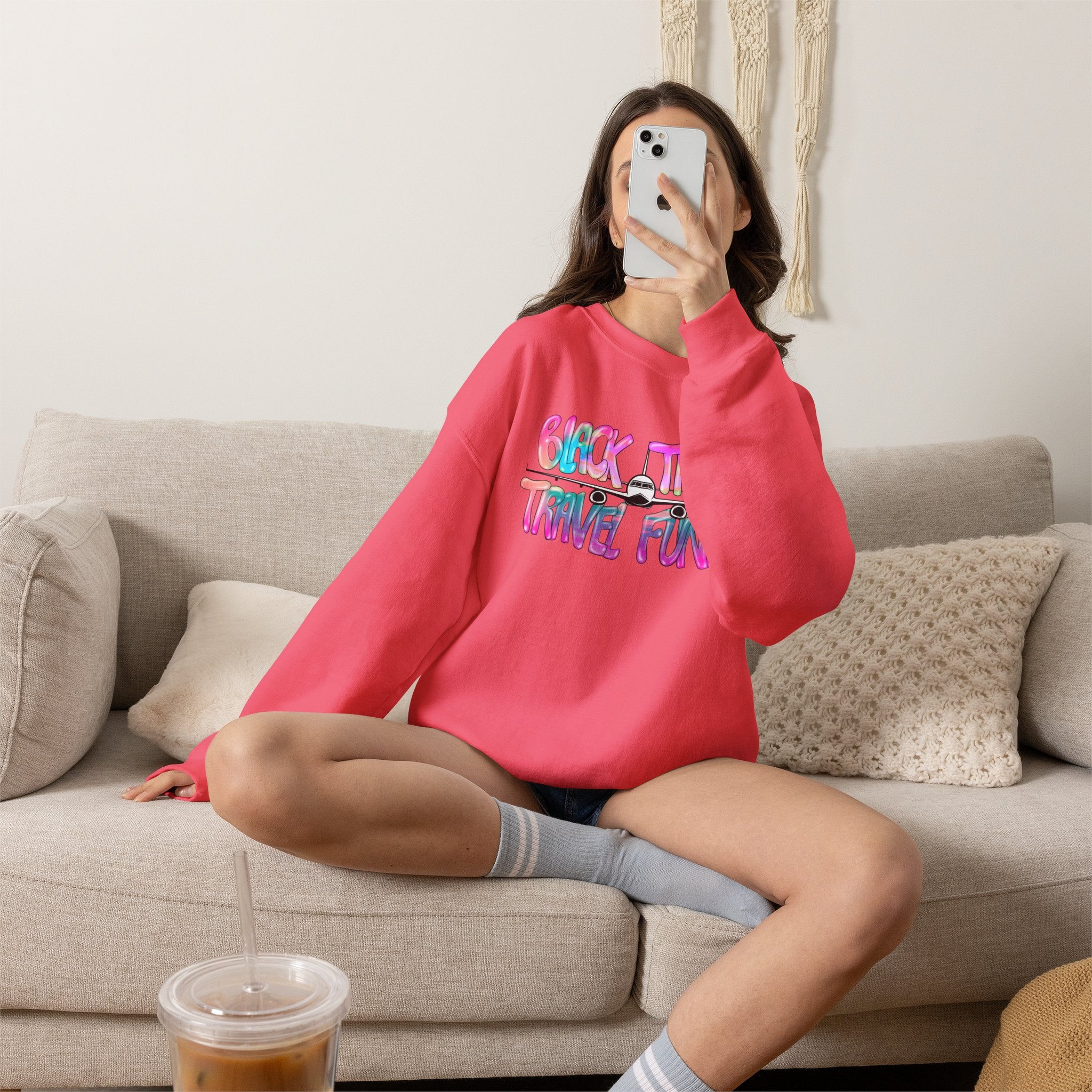BTTF - Black Trans Travel Fund Unisex Crewneck Sweatshirt