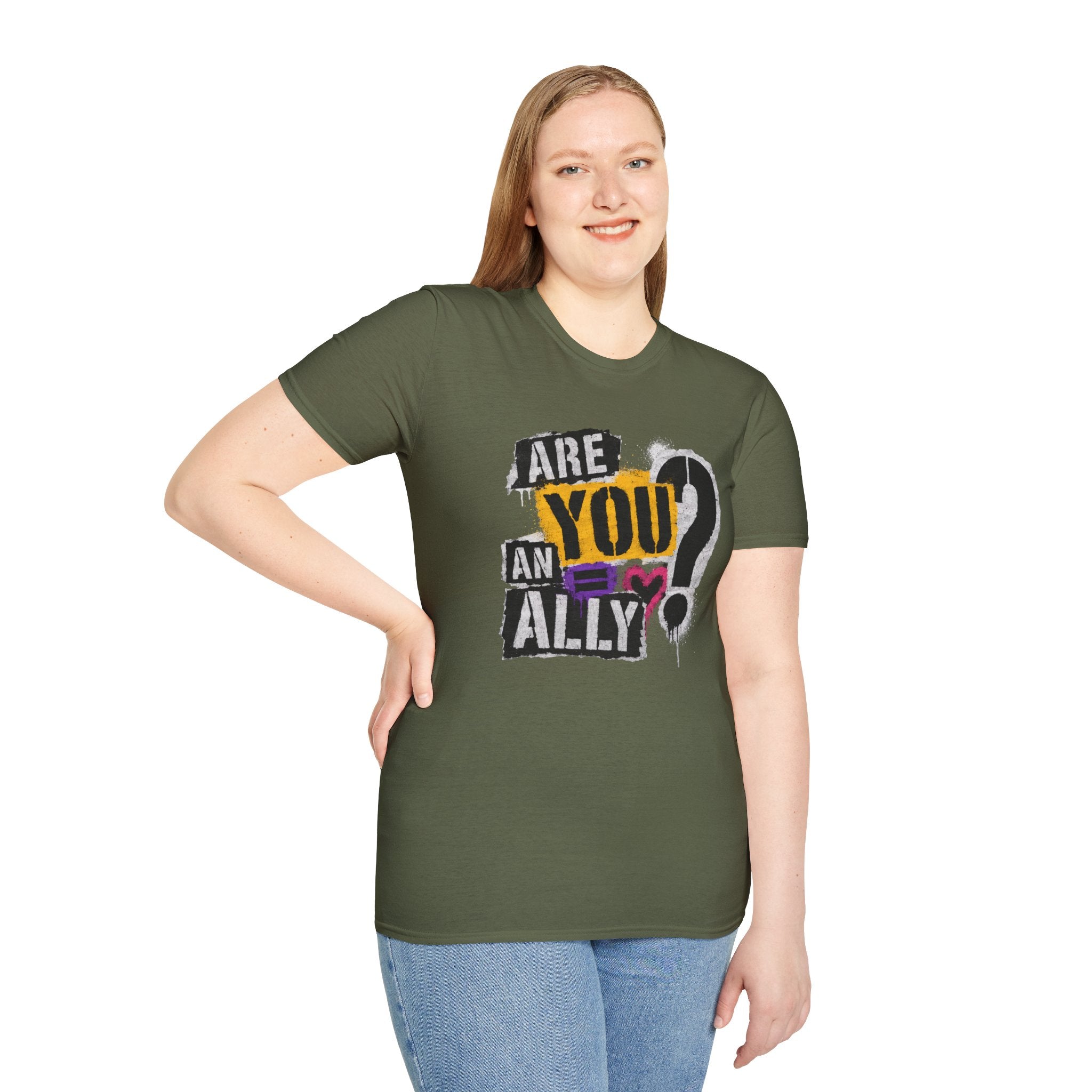 Are You An Ally? Graphic T‑Shirt — Pride & Allyship Tee