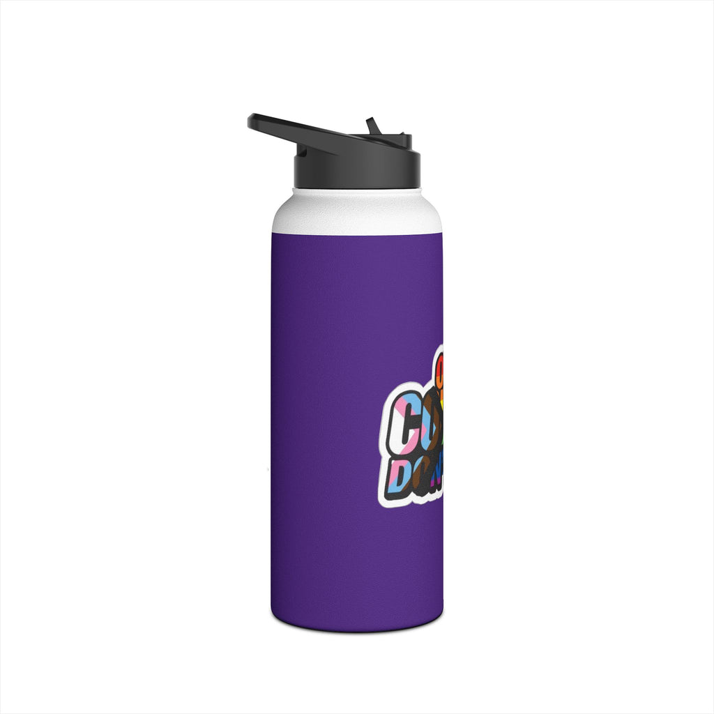Teaching While Queer Stainless Steel Water Bottle - Perfect for Educators and Allies - EqualiTees.Me