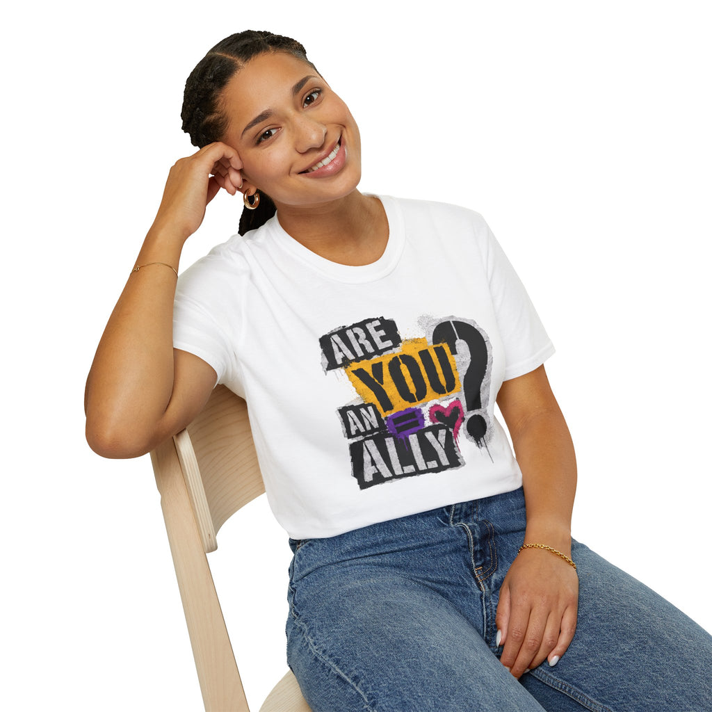 Are You An Ally? Graphic T‑Shirt — Pride & Allyship Tee