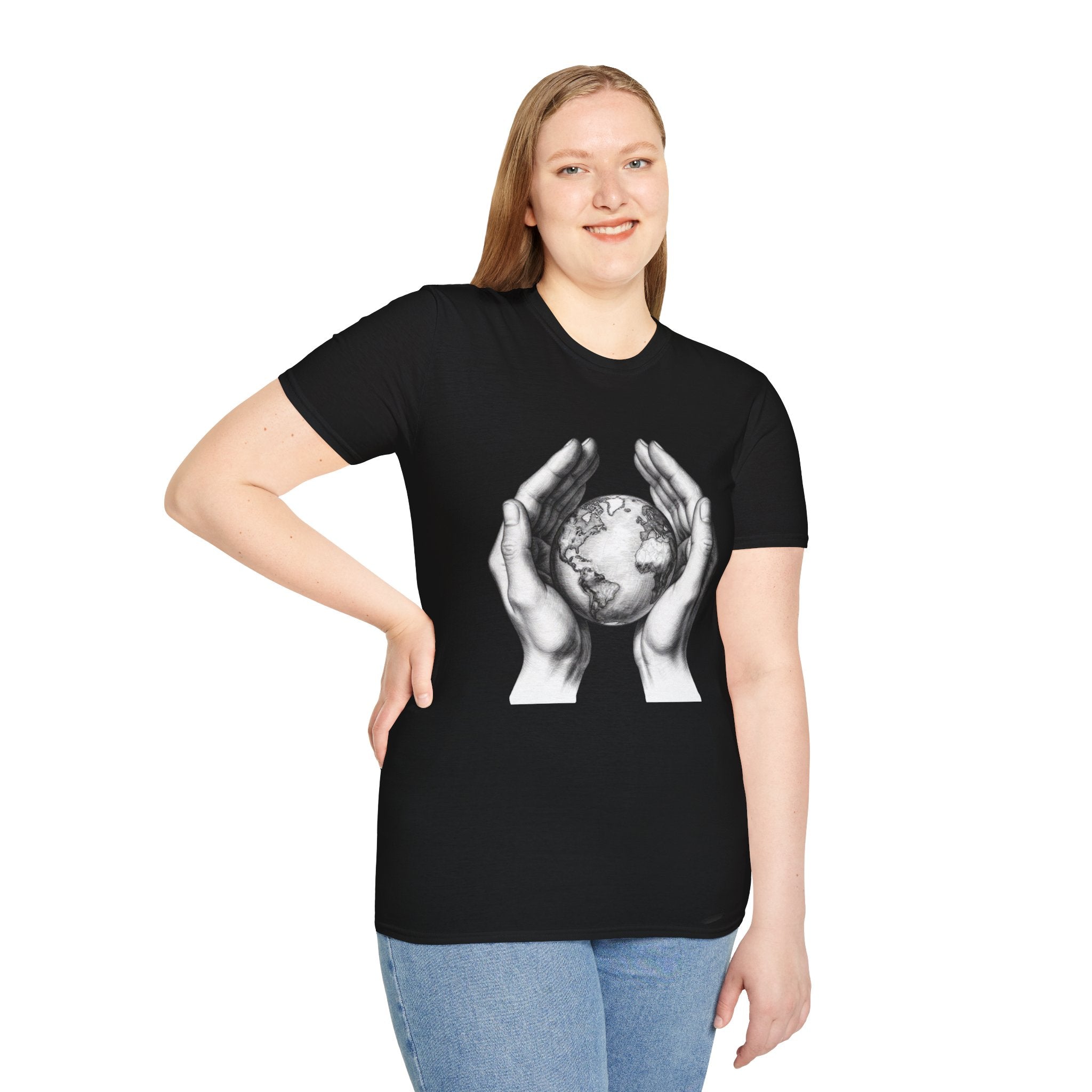Earth in Your Hands T-Shirt — Protect the Planet Graphic Tee