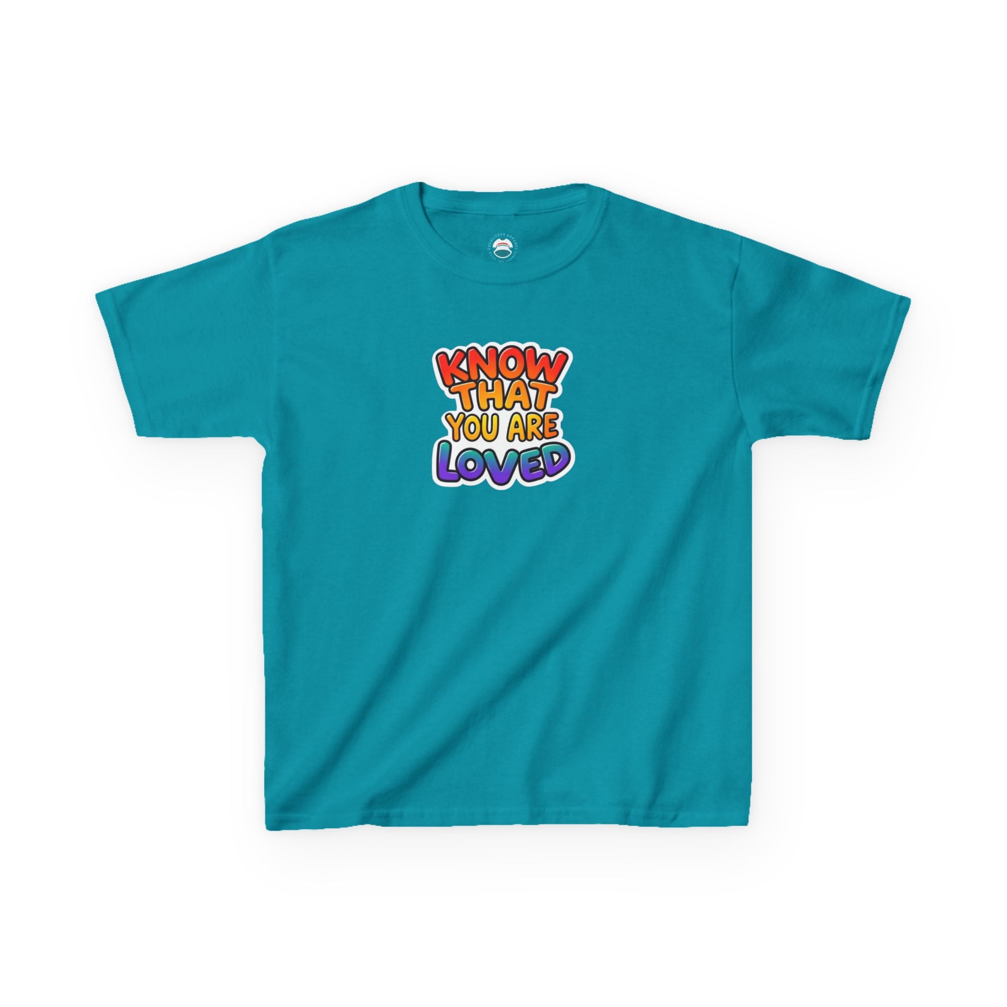 Know That You Are Loved Heavy Cotton™ Tee - Peace Tee for Children - EqualiTees.Me