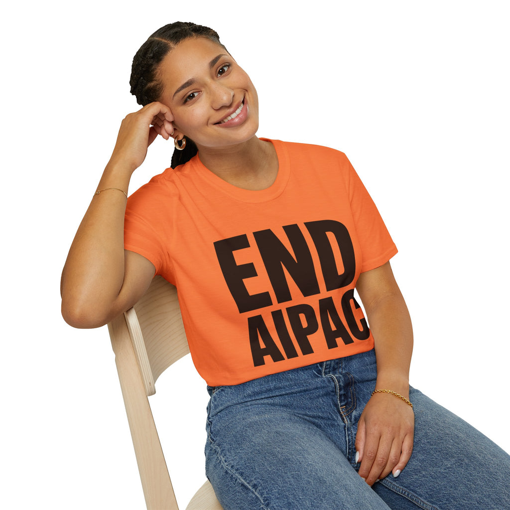 END AIPAC Bold Protest T-Shirt