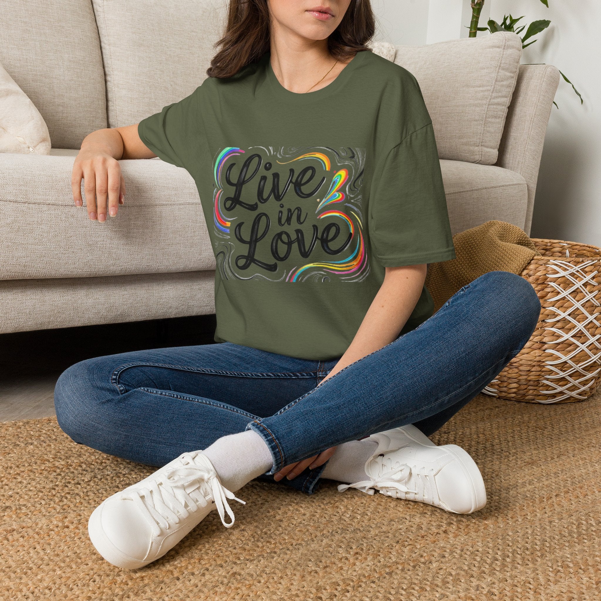 Live in Love Inspirational T-Shirt
