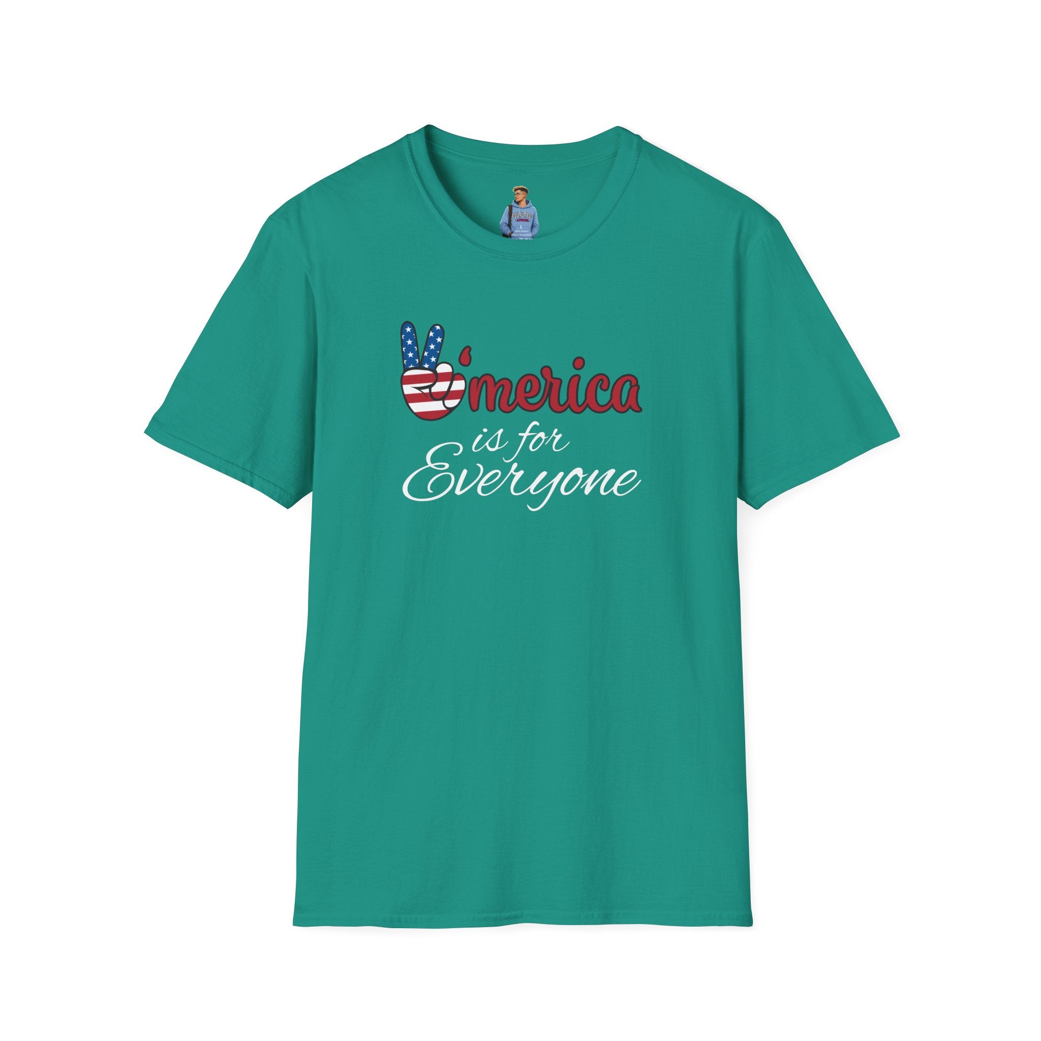 'América es para todos' - Camiseta unisex Softstyle