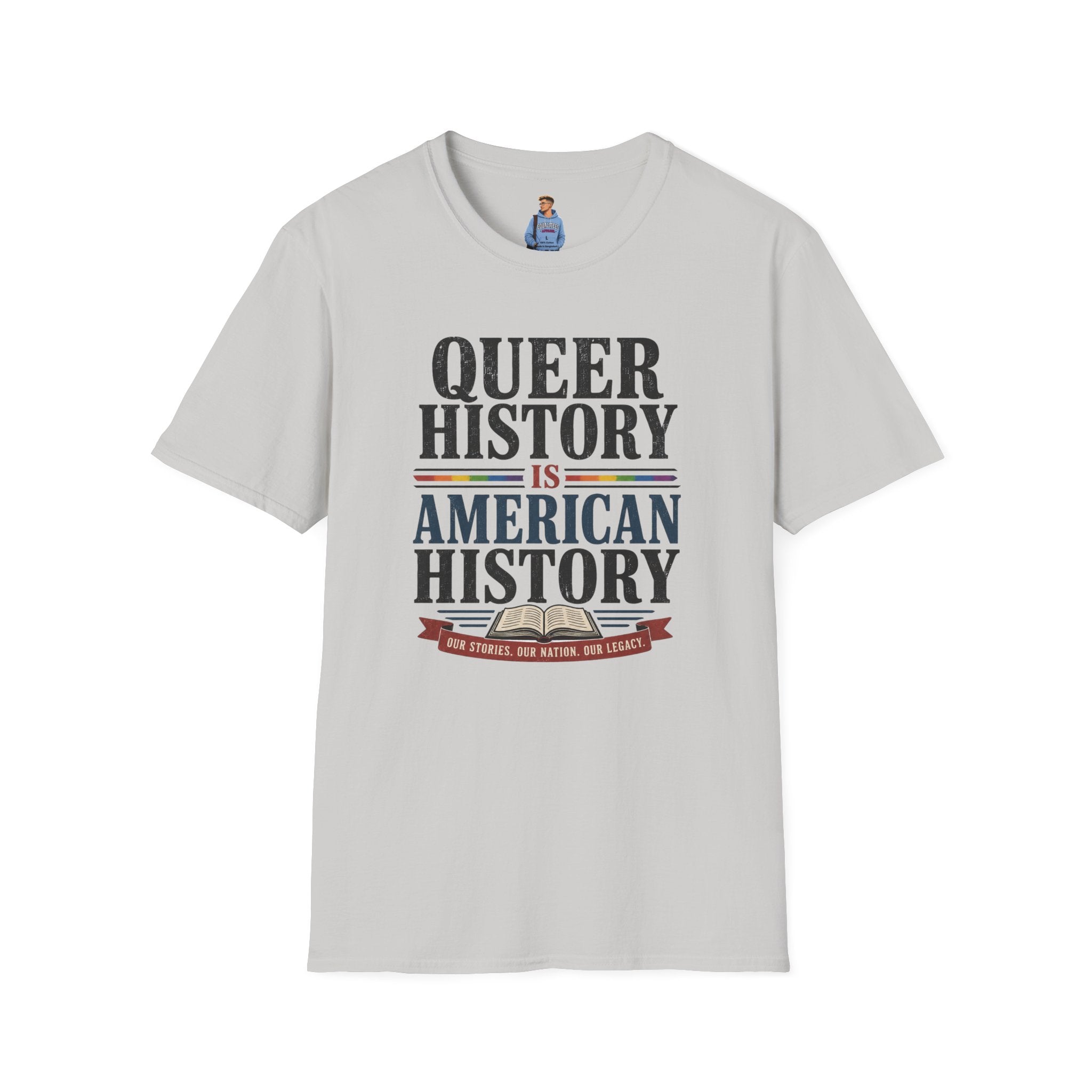 Queer History Is American — Graphic T-Shirt