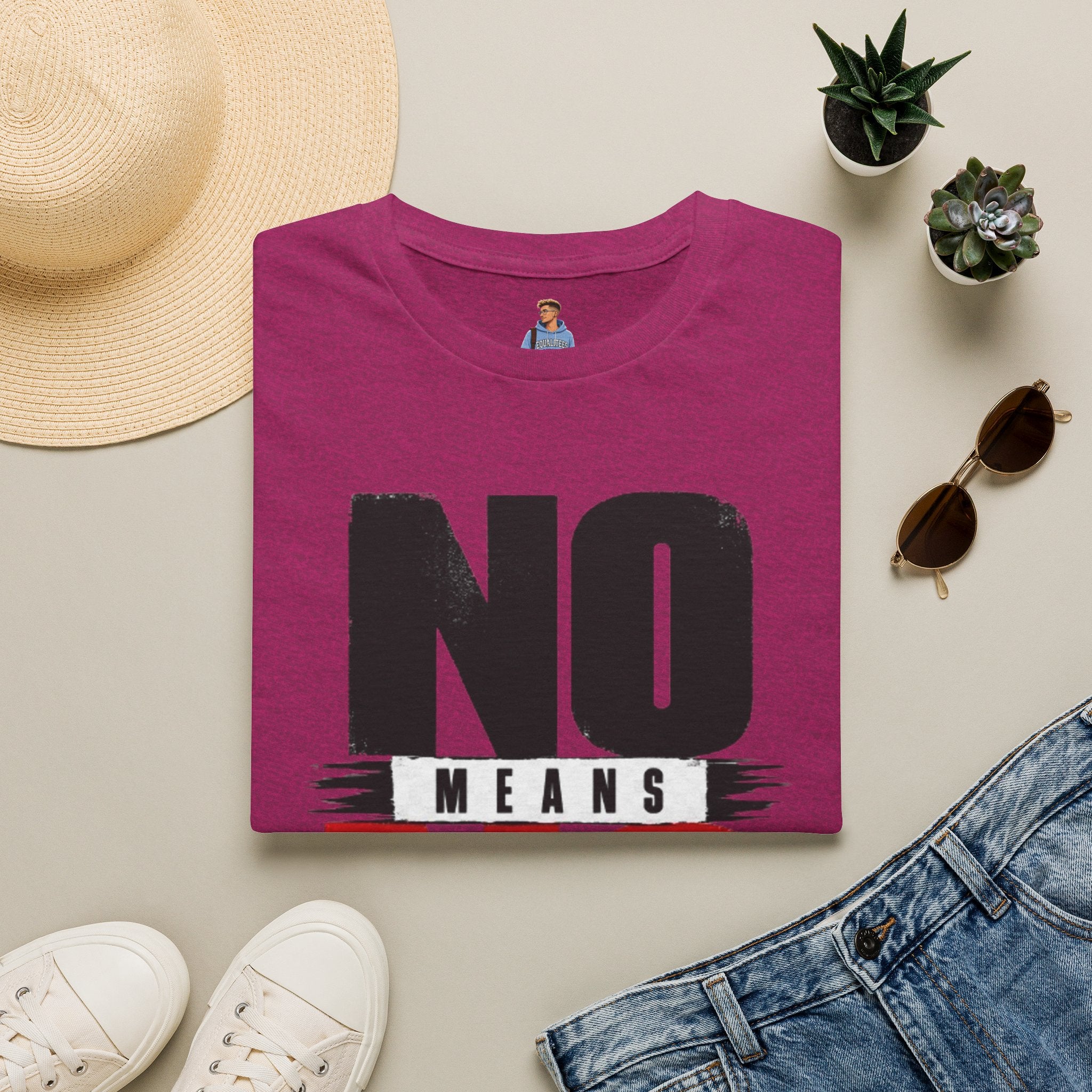 NO Means NO T-Shirt — Consent Awareness Graphic Tee