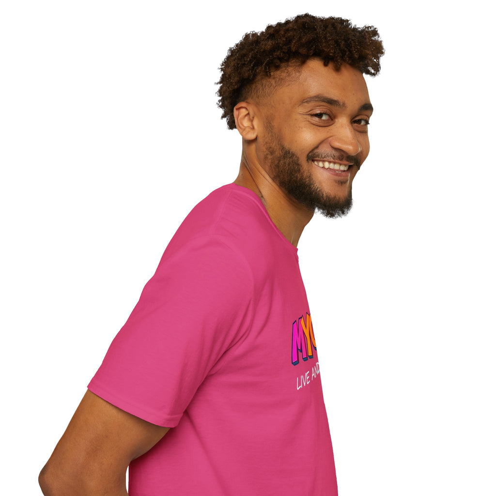 Camiseta MYODB "Vive y deja vivir" | Camiseta unisex de estilo suave | Ropa informal