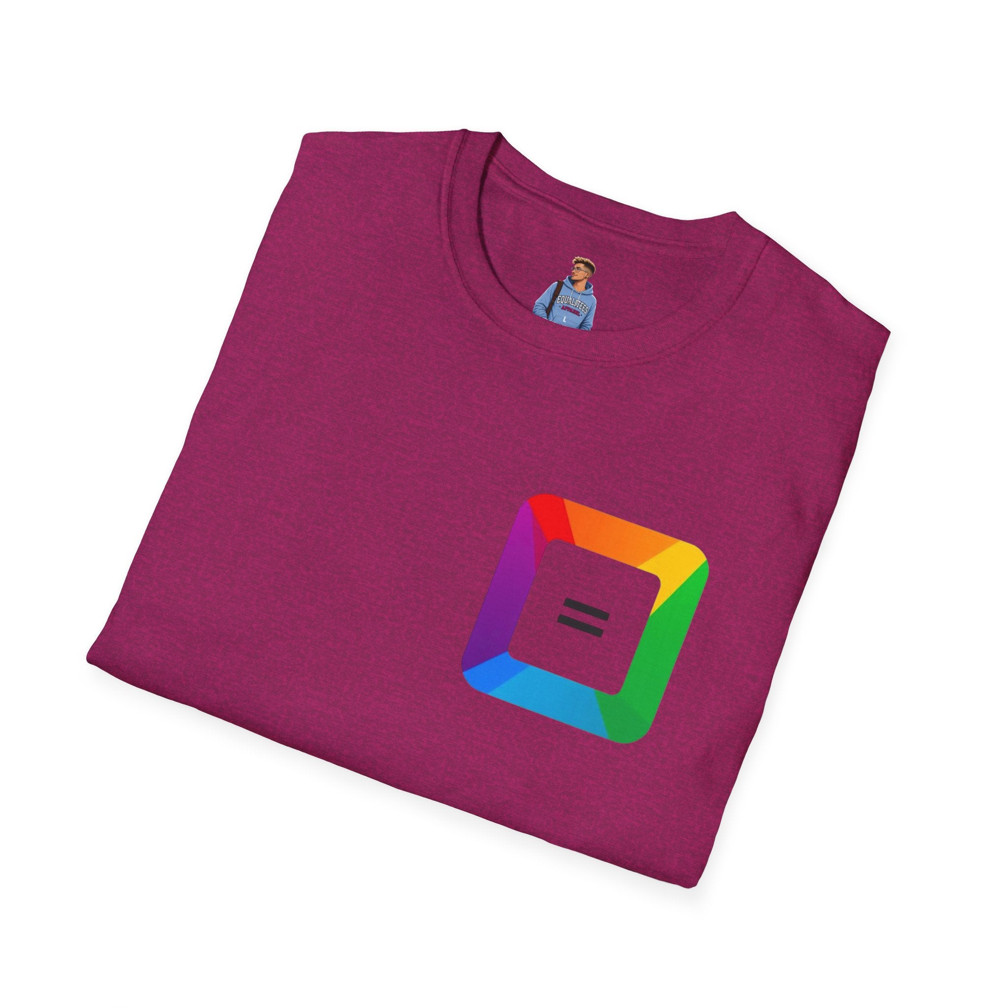 Pride-Theme Unisex Softstyle T-Shirt - "True freedom is Equality for ALL"