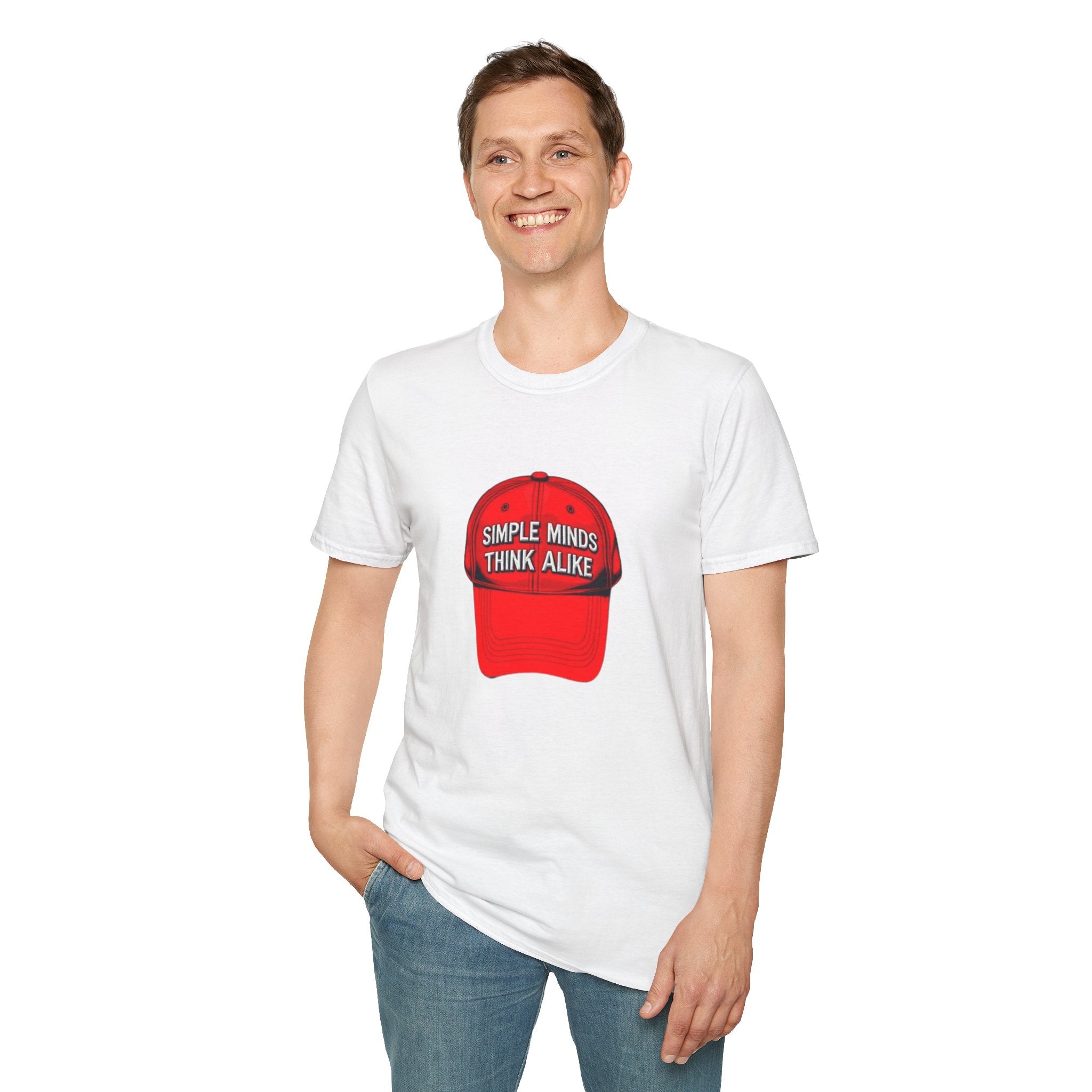 Simple Minds Think Alike T-Shirt' & 'Make America Think Again' Graphic Tee