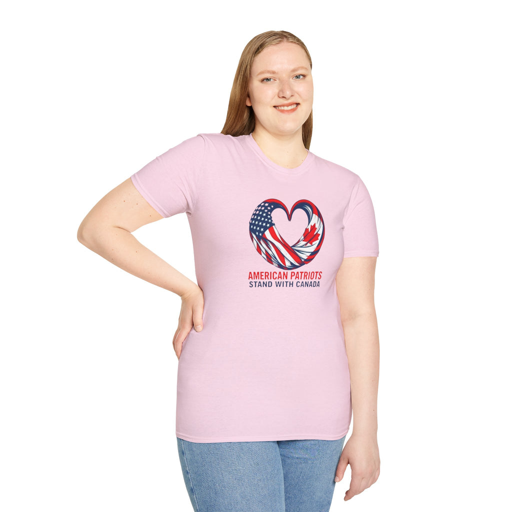 American Patriots Stand with Canada T-shirt