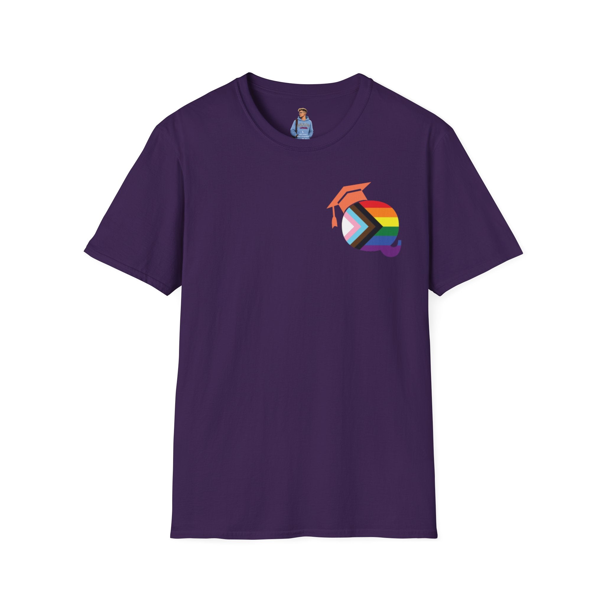 TWQ - Teaching While Queer Unisex Softstyle Logo T-shirt