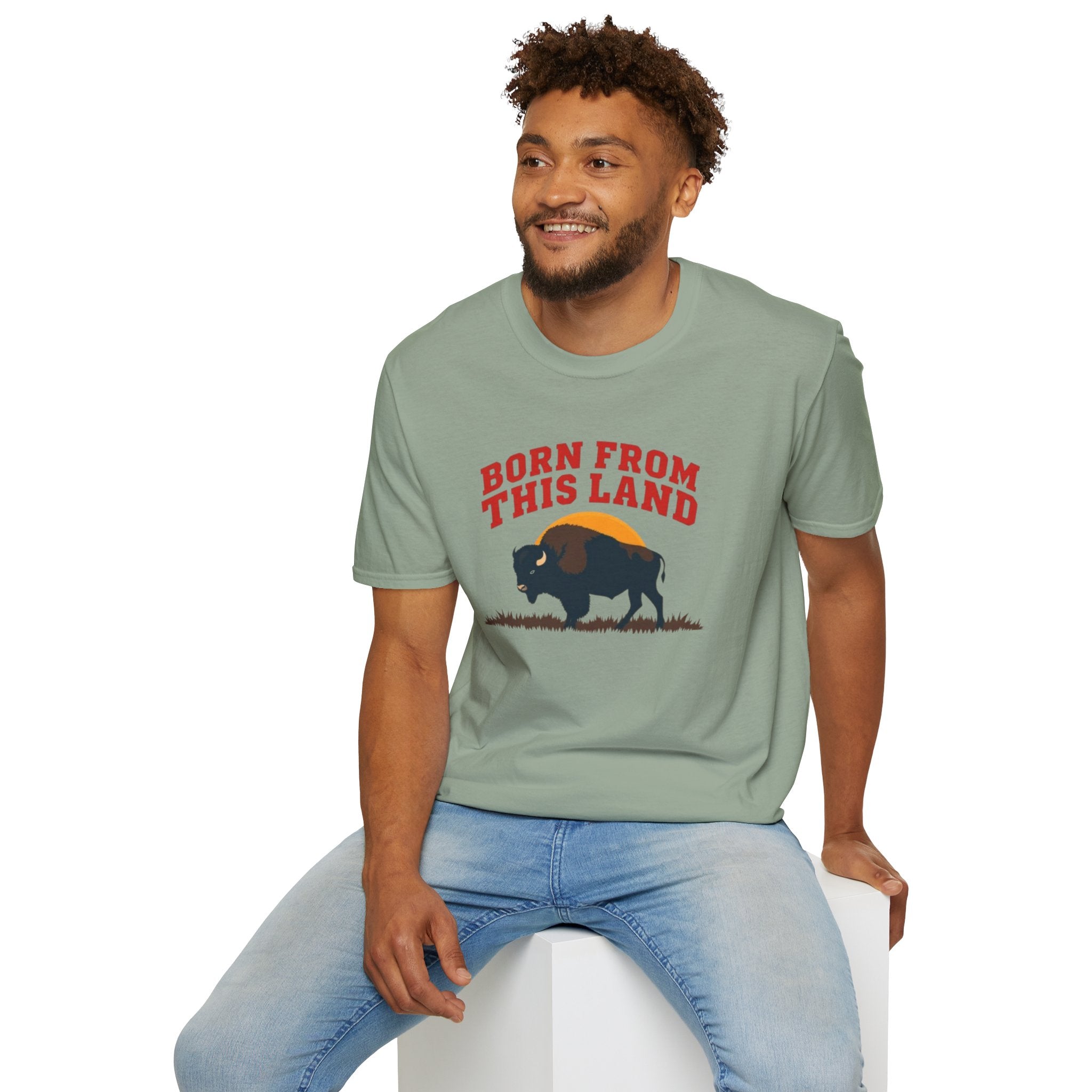 Born From this Land Native and Proud T-Shirt