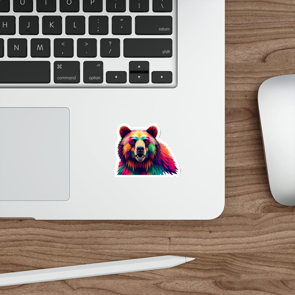 Die-Cut Stickers - Pride Bear - EqualiTees.Me