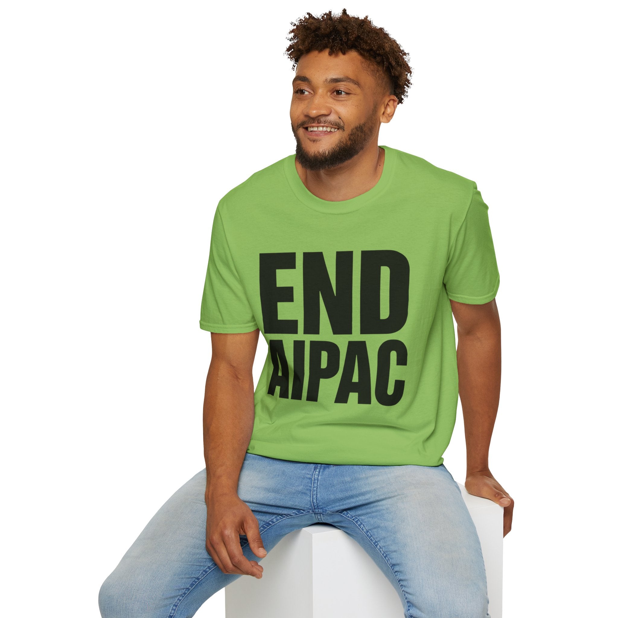 END AIPAC Bold Protest T-Shirt