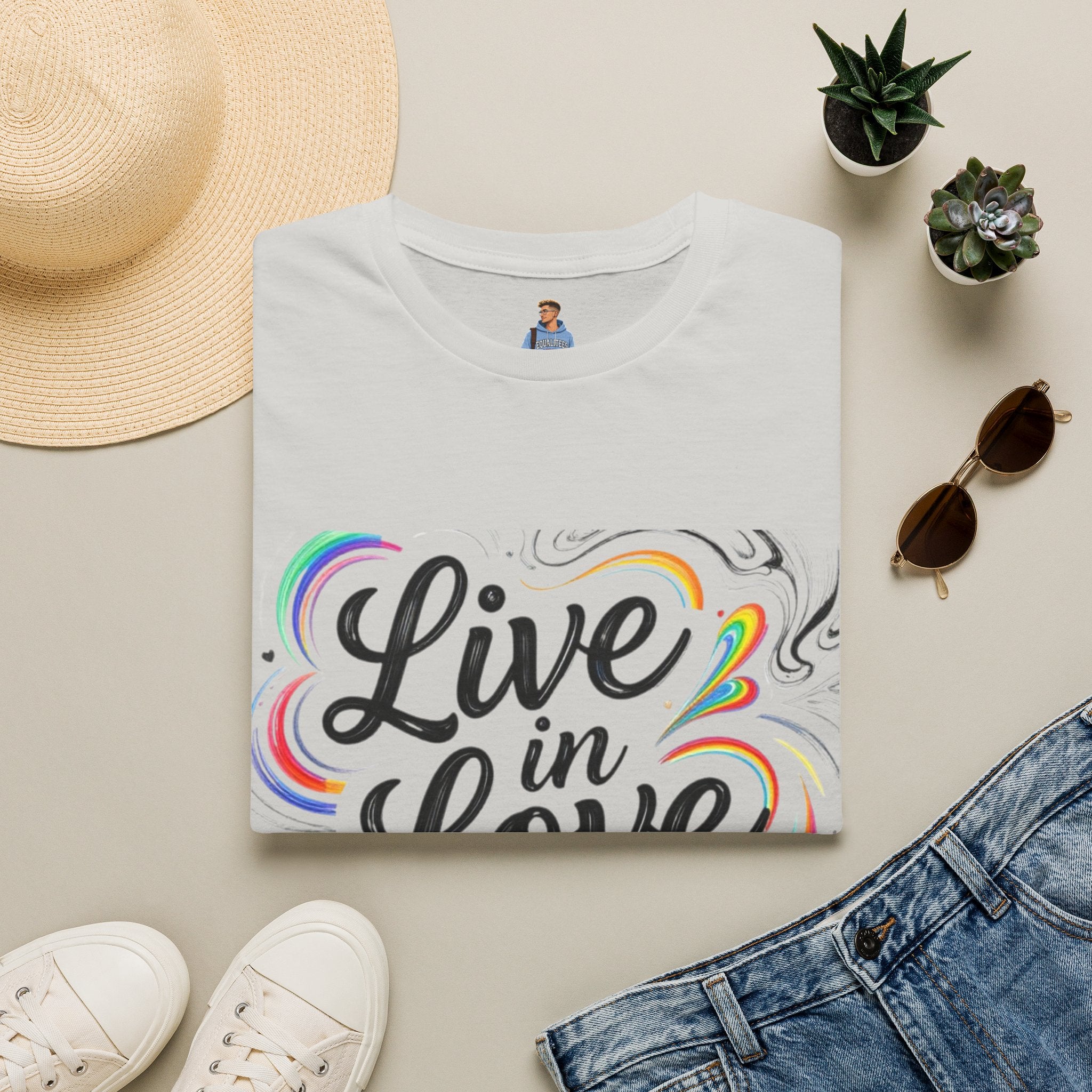 Live in Love Inspirational T-Shirt