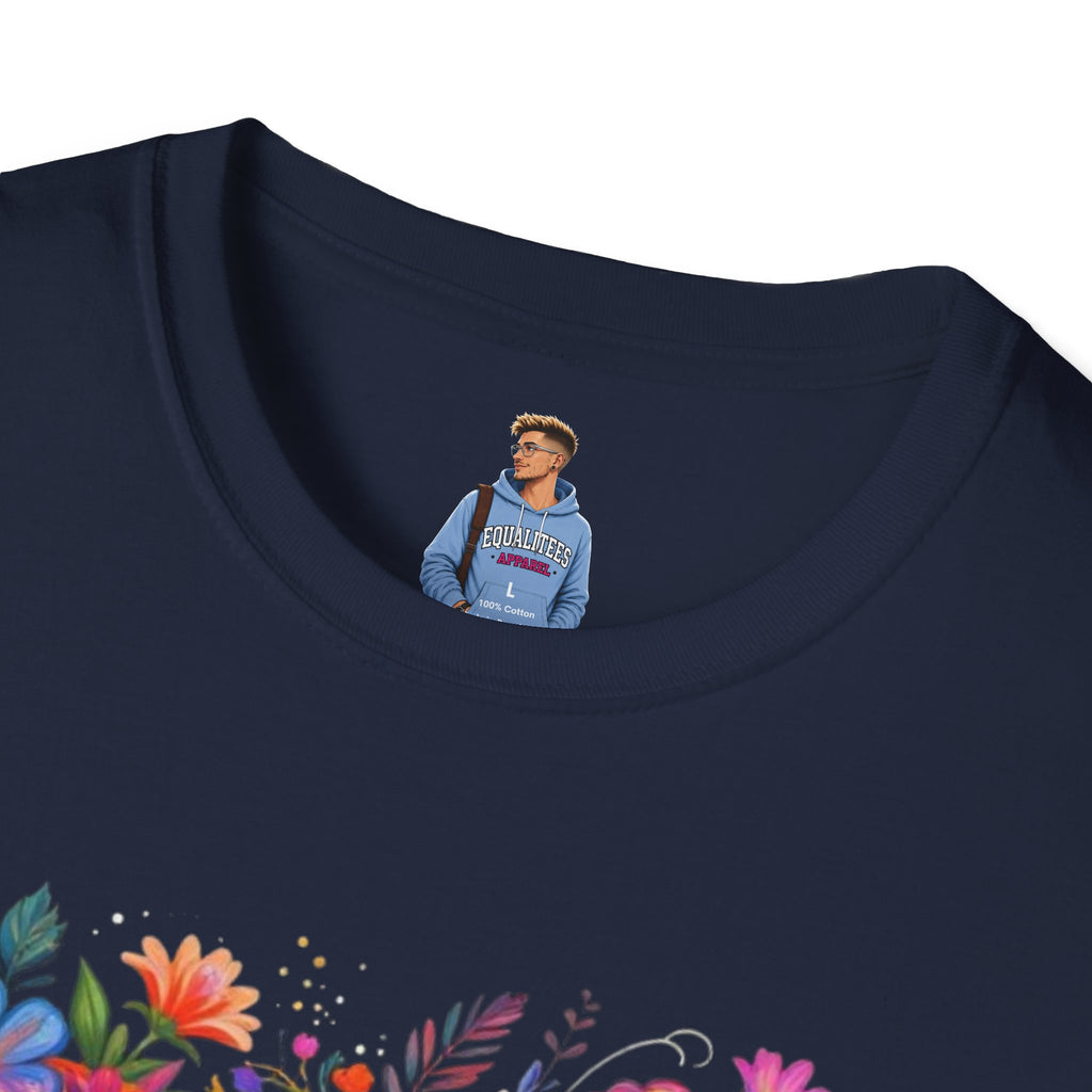 Floral 'FTP' Graphic T-Shirt