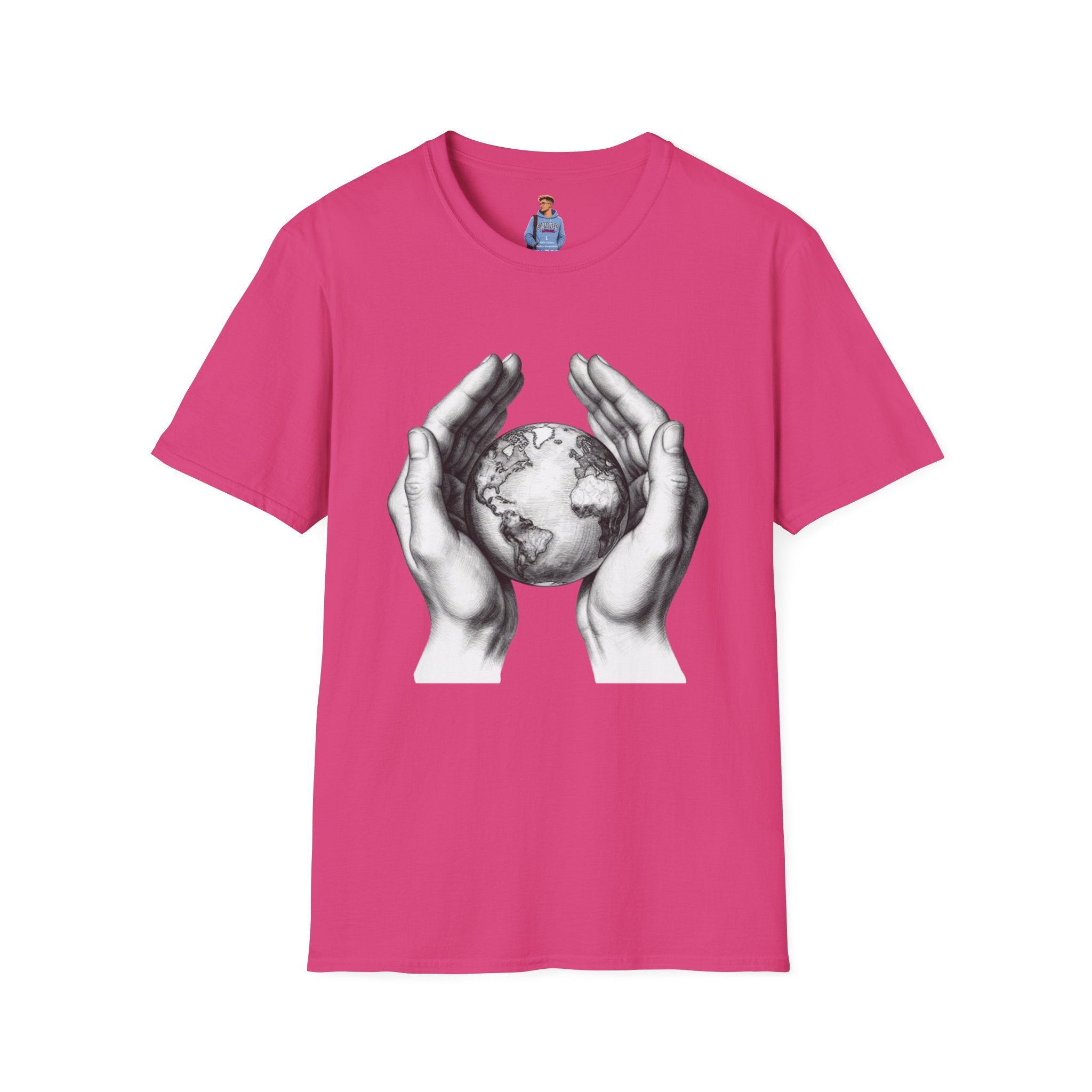 Earth in Your Hands T-Shirt — Protect the Planet Graphic Tee