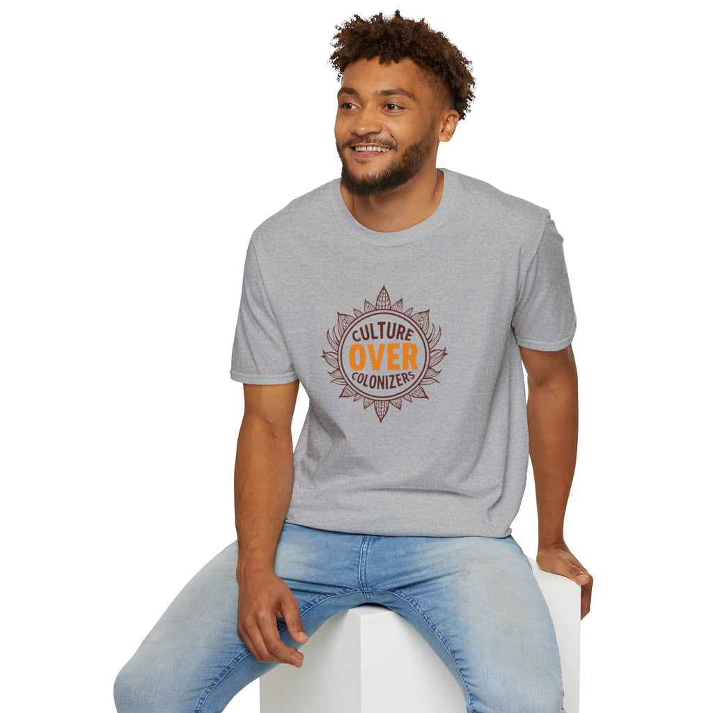 Culture Over Colonizers Unisex Softstyle T-Shirt