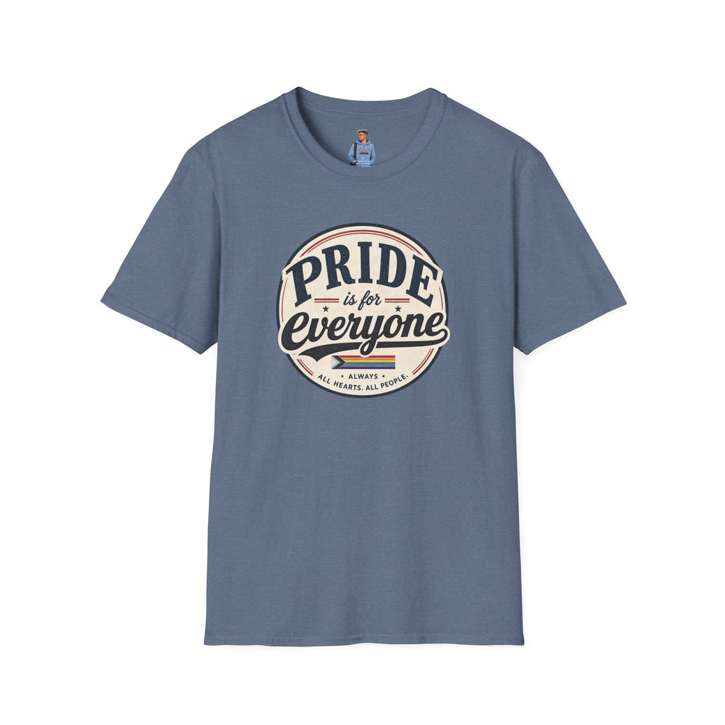 Pride Is for Everyone T-Shirt — Inclusive Retro Pride Tee
