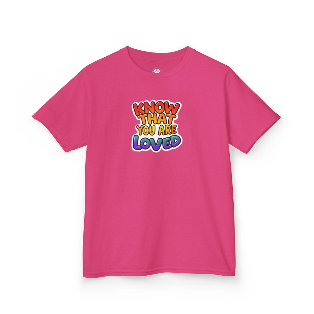 Know That You Are Loved Heavy Cotton™ Tee - Peace Tee for Children - EqualiTees.Me