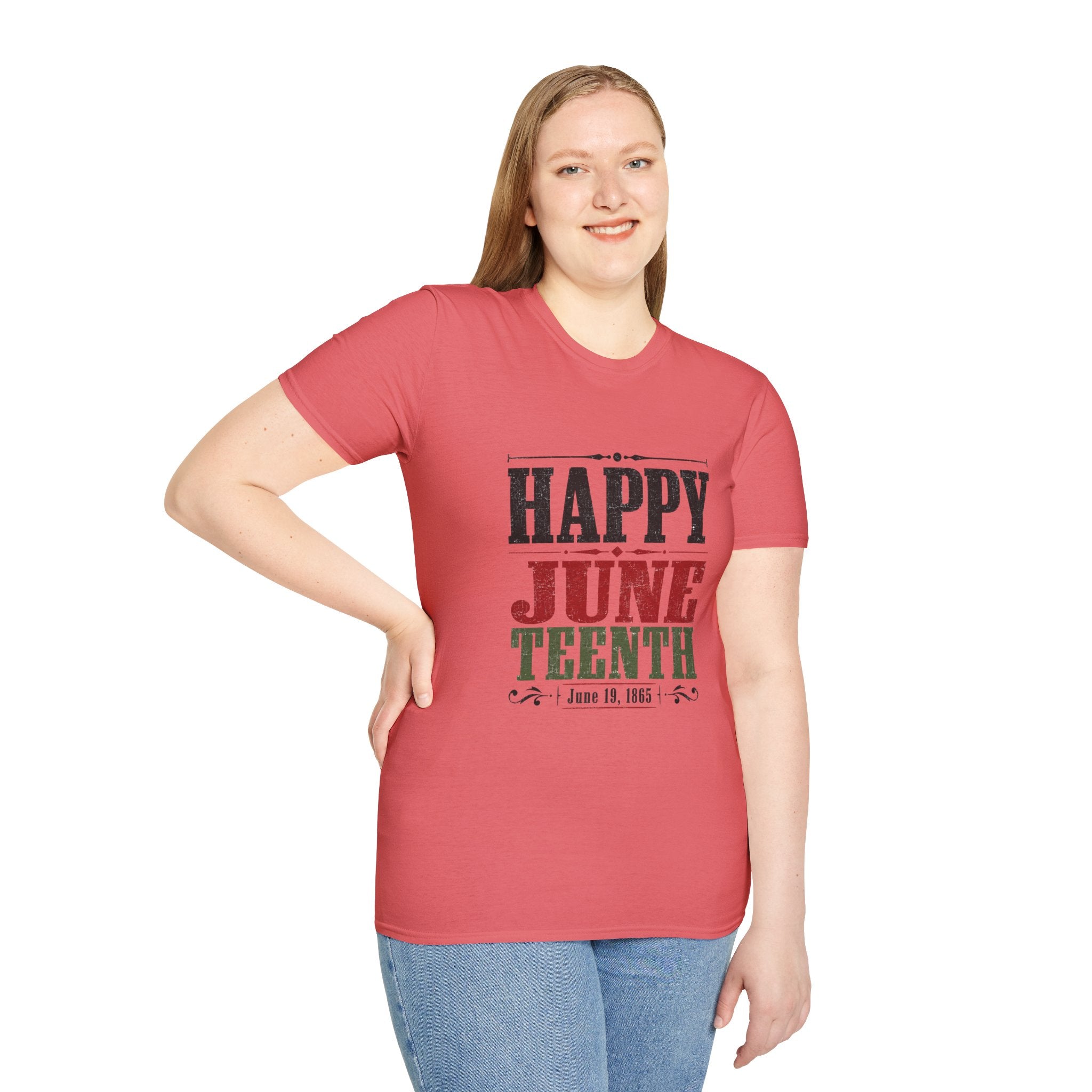 Juneteenth T-Shirt — "Happy Juneteenth" Celebration Tee