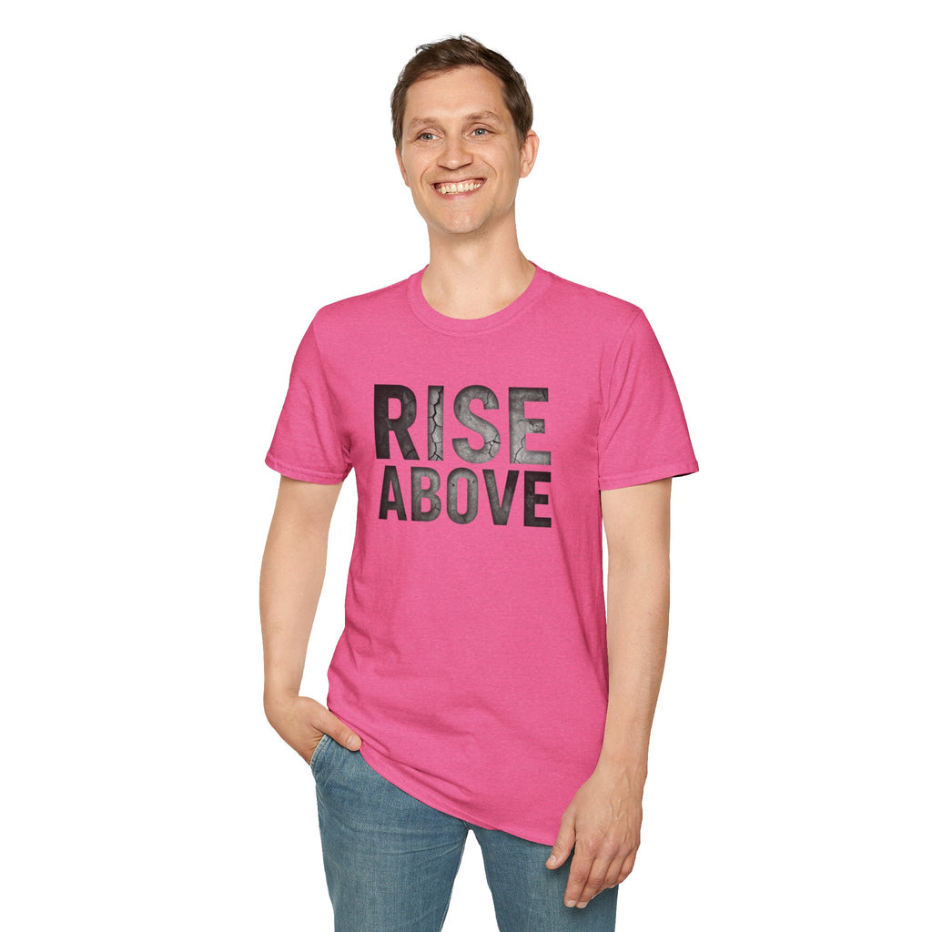 Rise Above Motivational Graphic T-Shirt