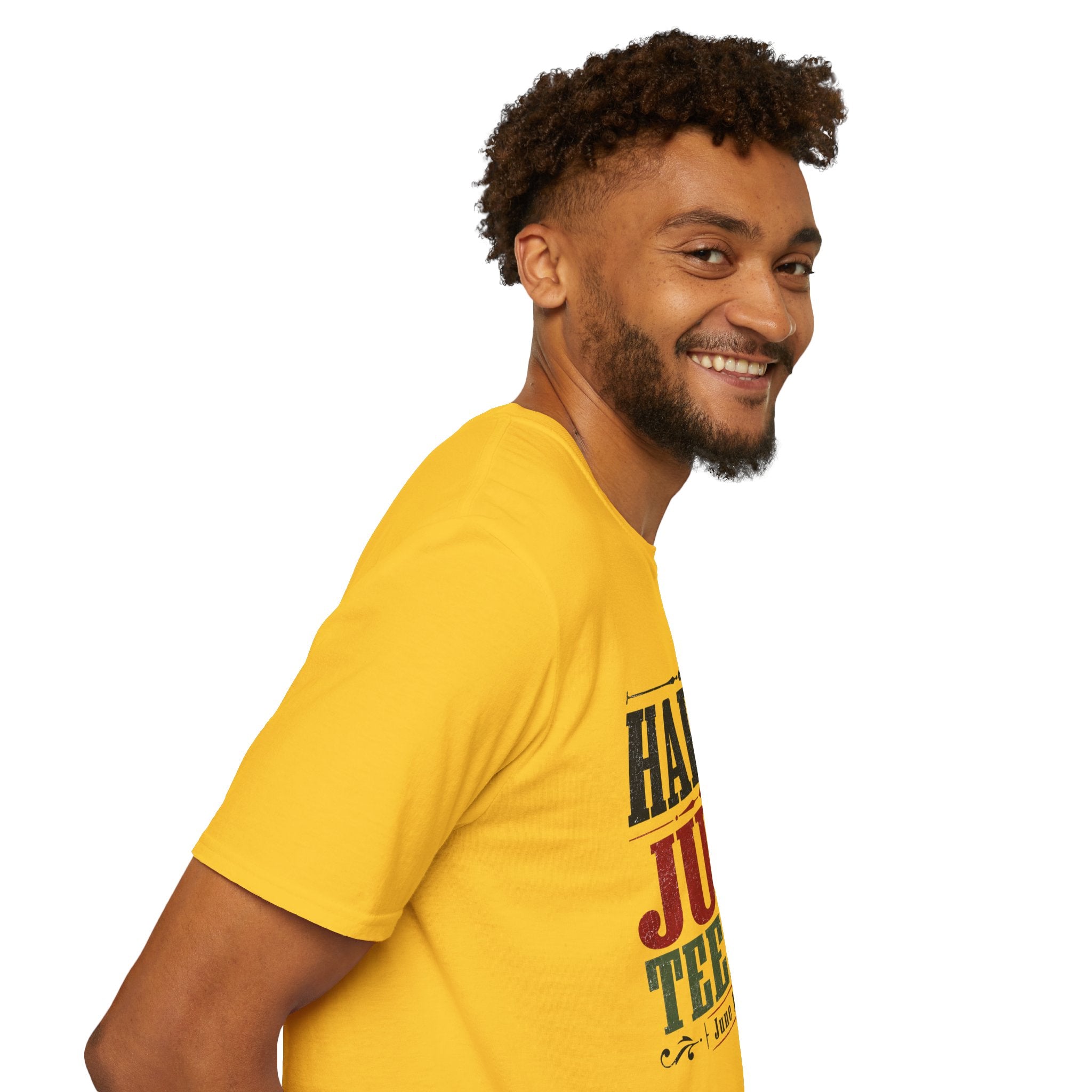 Juneteenth T-Shirt — "Happy Juneteenth" Celebration Tee