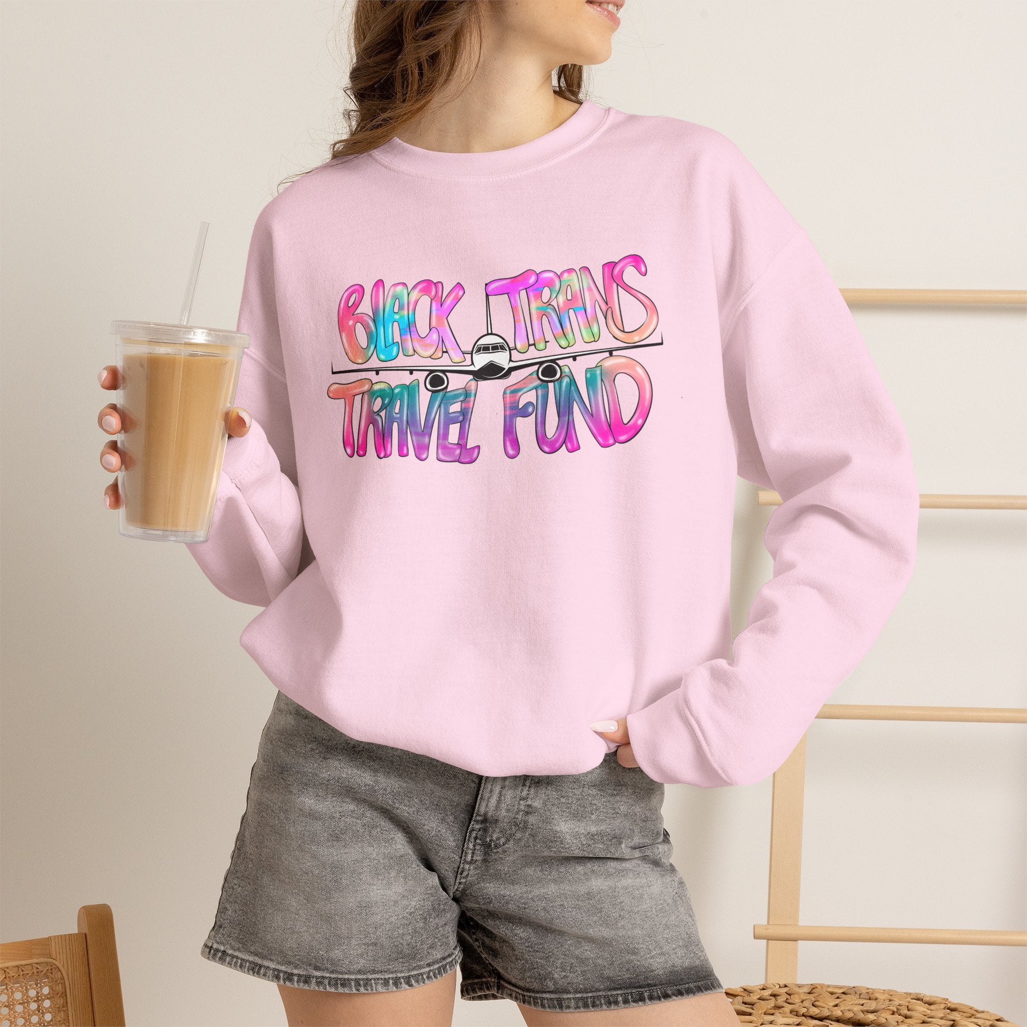 BTTF - Black Trans Travel Fund Unisex Crewneck Sweatshirt