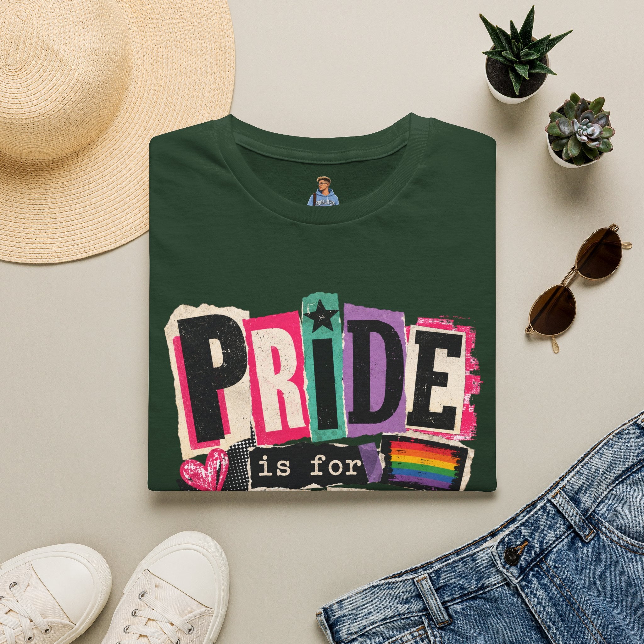 Pride Is for Everyone T-Shirt — Colorful LGBTQ+ Ally Tee
